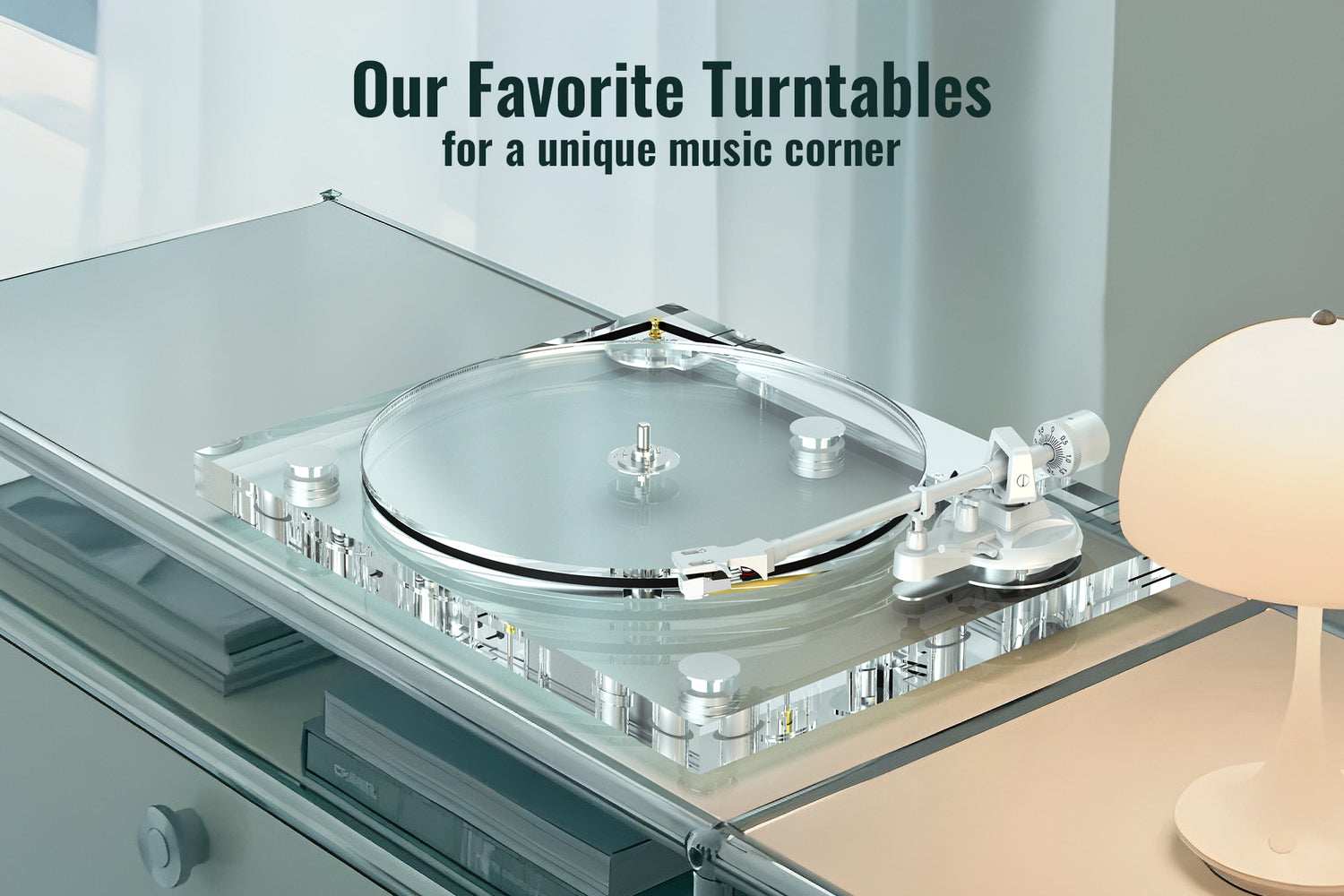 Audio Keeper Turntables Help Create a Unique Music Corner
