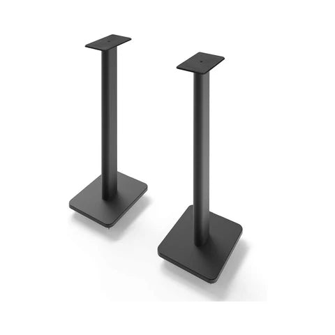 26" Bookshelf Speaker Floor Stands – Heavy-Duty Steel with Rotating Top Plate