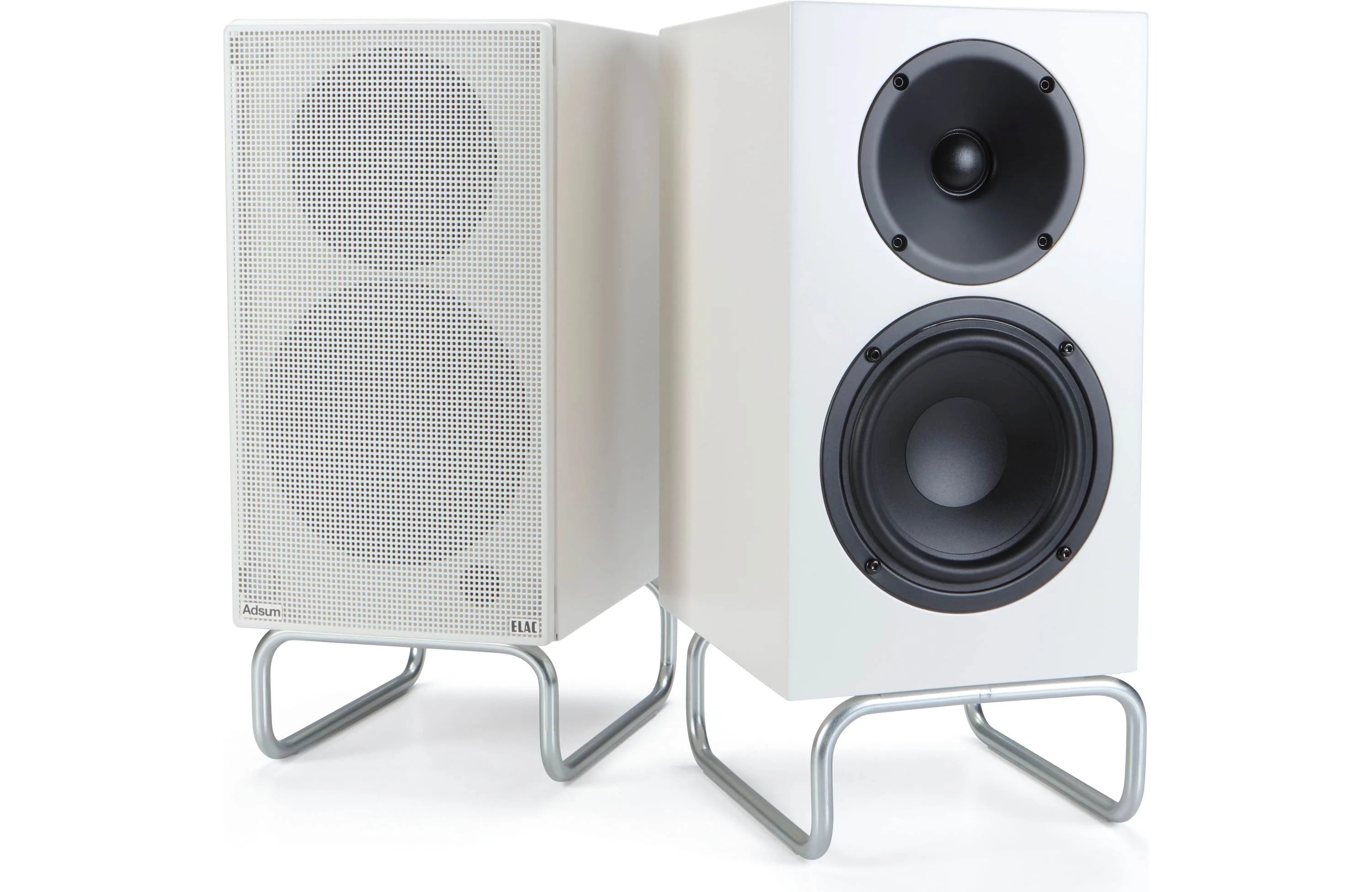 ELAC Debut ConneX Adsum Powered Stereo Speakers with Phono Input, HDMI ARC & Bluetooth – 50W x 2, Includes Desktop Stands