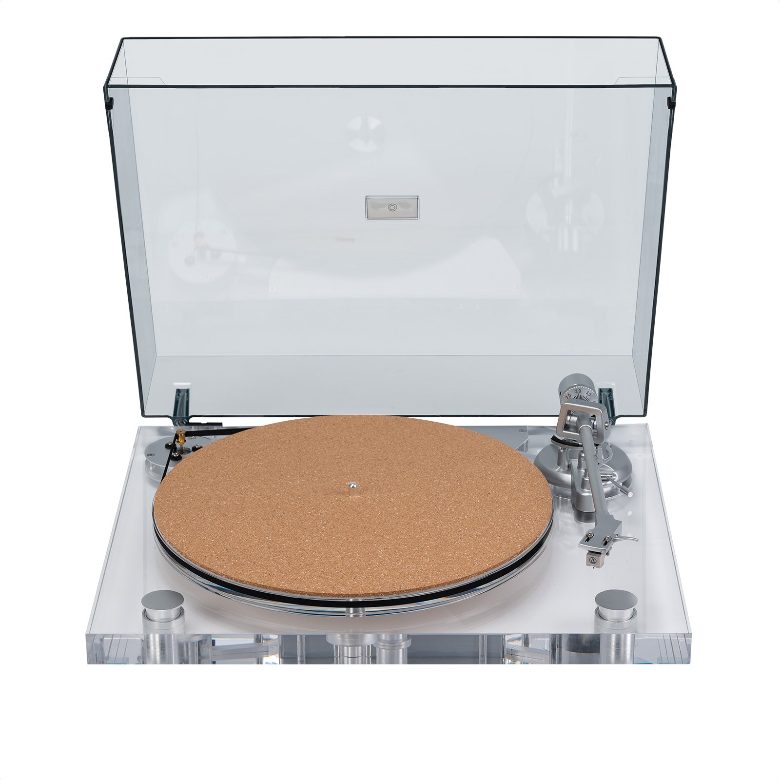 Genesis Transparent Hi-Fi Bluetooth Turntable with ATN-3600L Cartridge