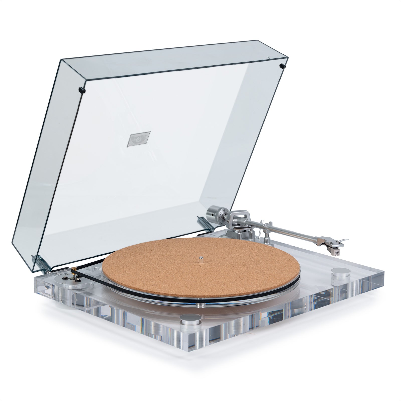 Genesis Transparent Hi-Fi Bluetooth Turntable with ATN-3600L Cartridge