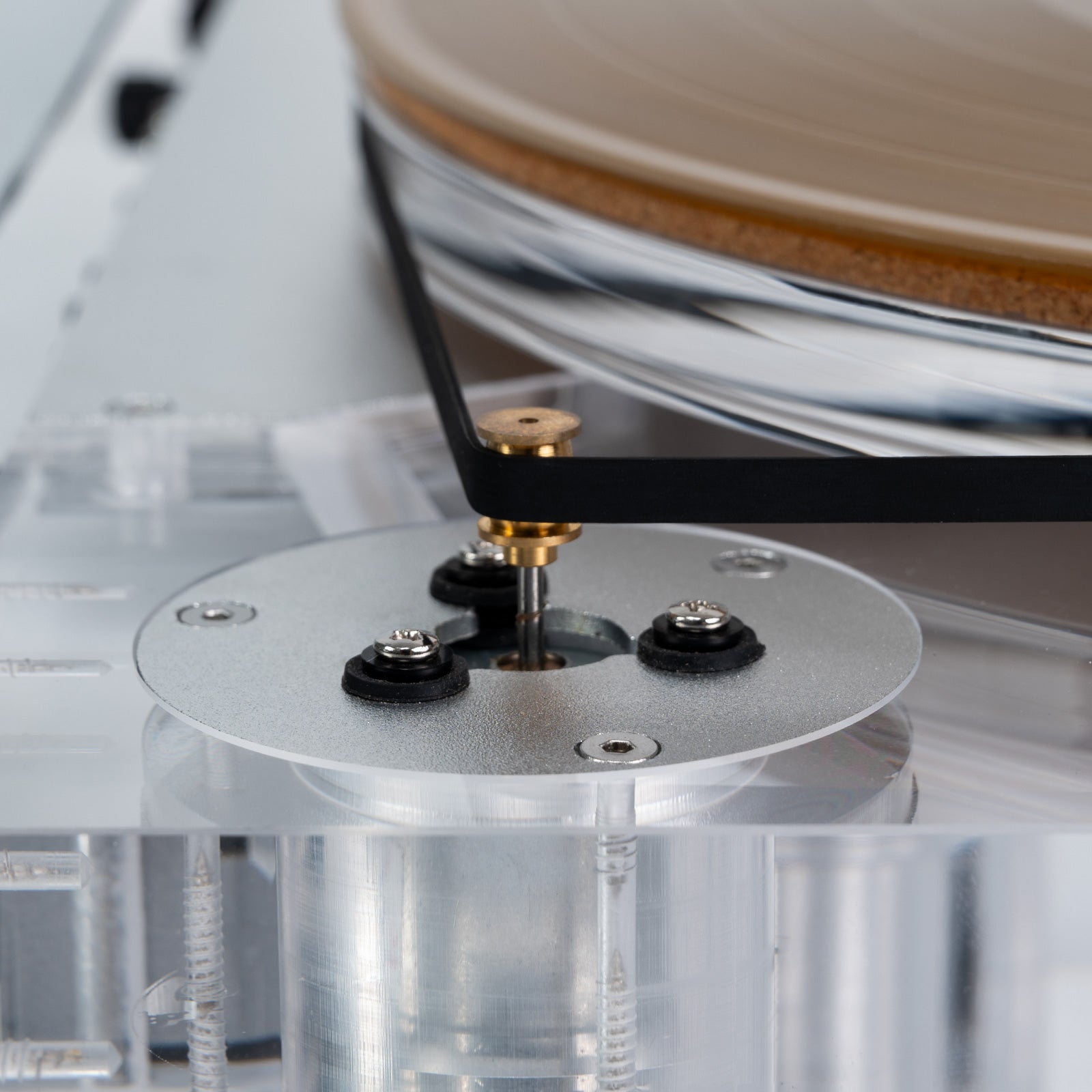 Genesis Transparent Hi-Fi Bluetooth Turntable with ATN-3600L Cartridge