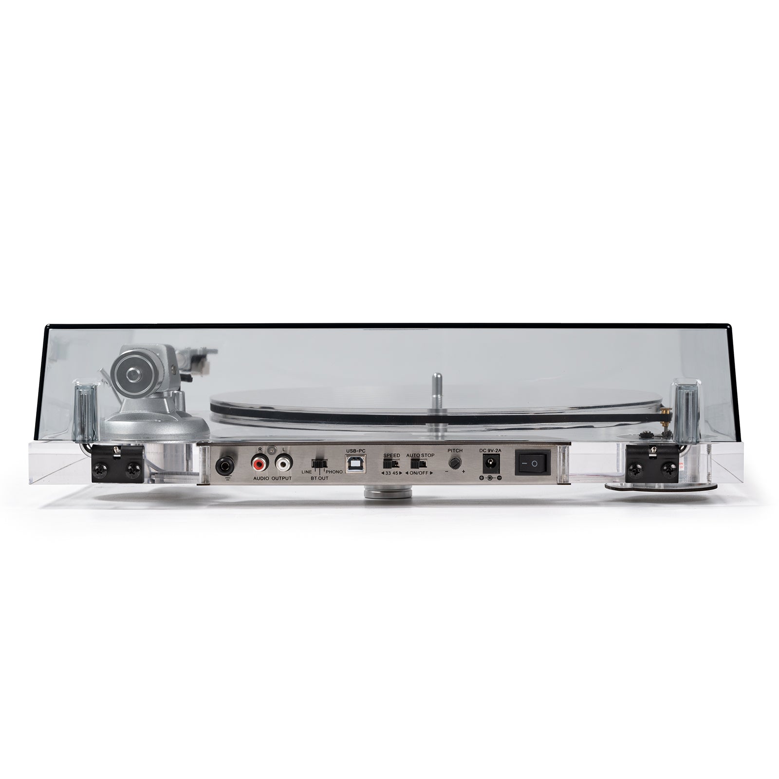 Genesis-V2 Clear Professional Turntable Record Player