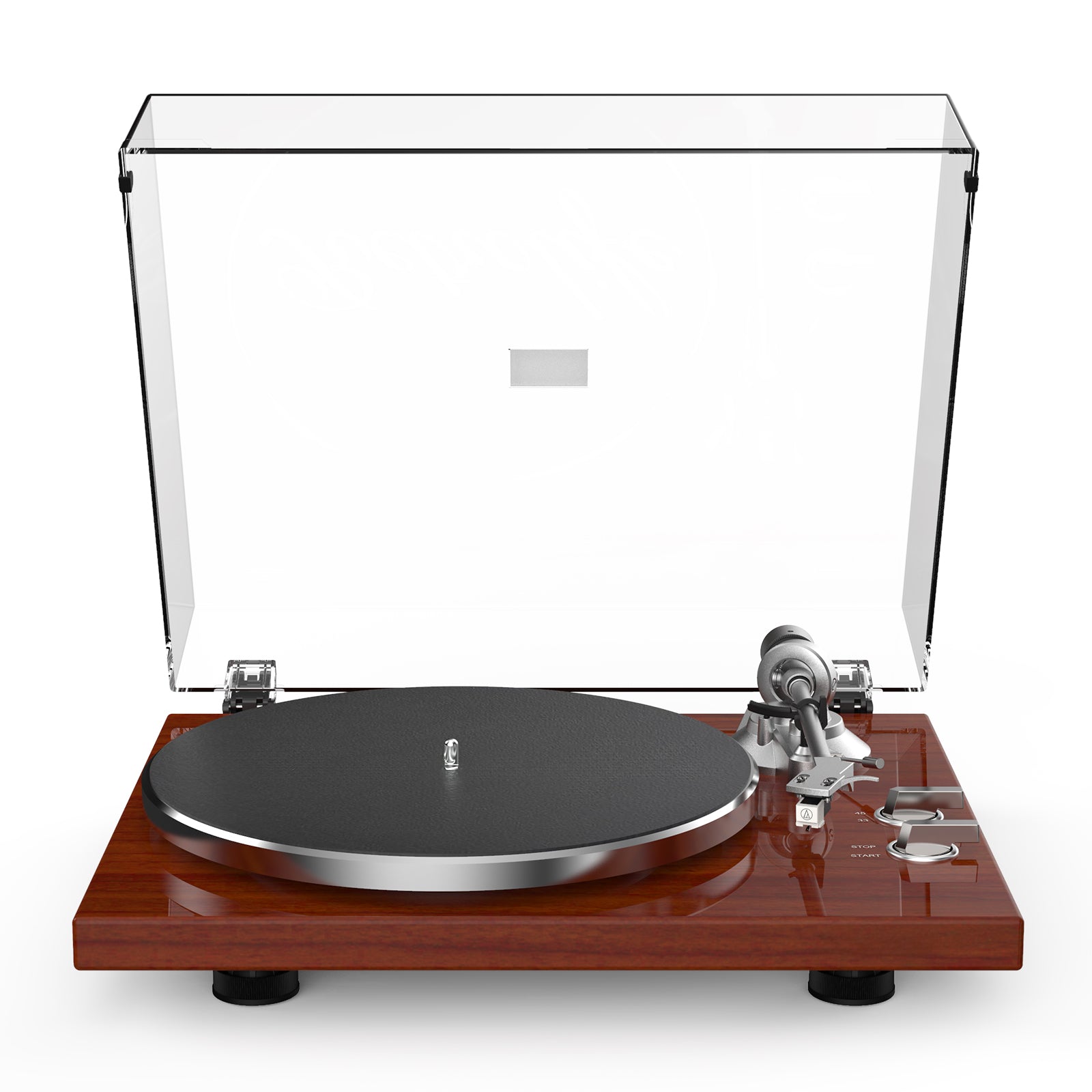 HQKZ-006 Bluetooth Vinyl Turntable – High-Fidelity Sound & Modern Design