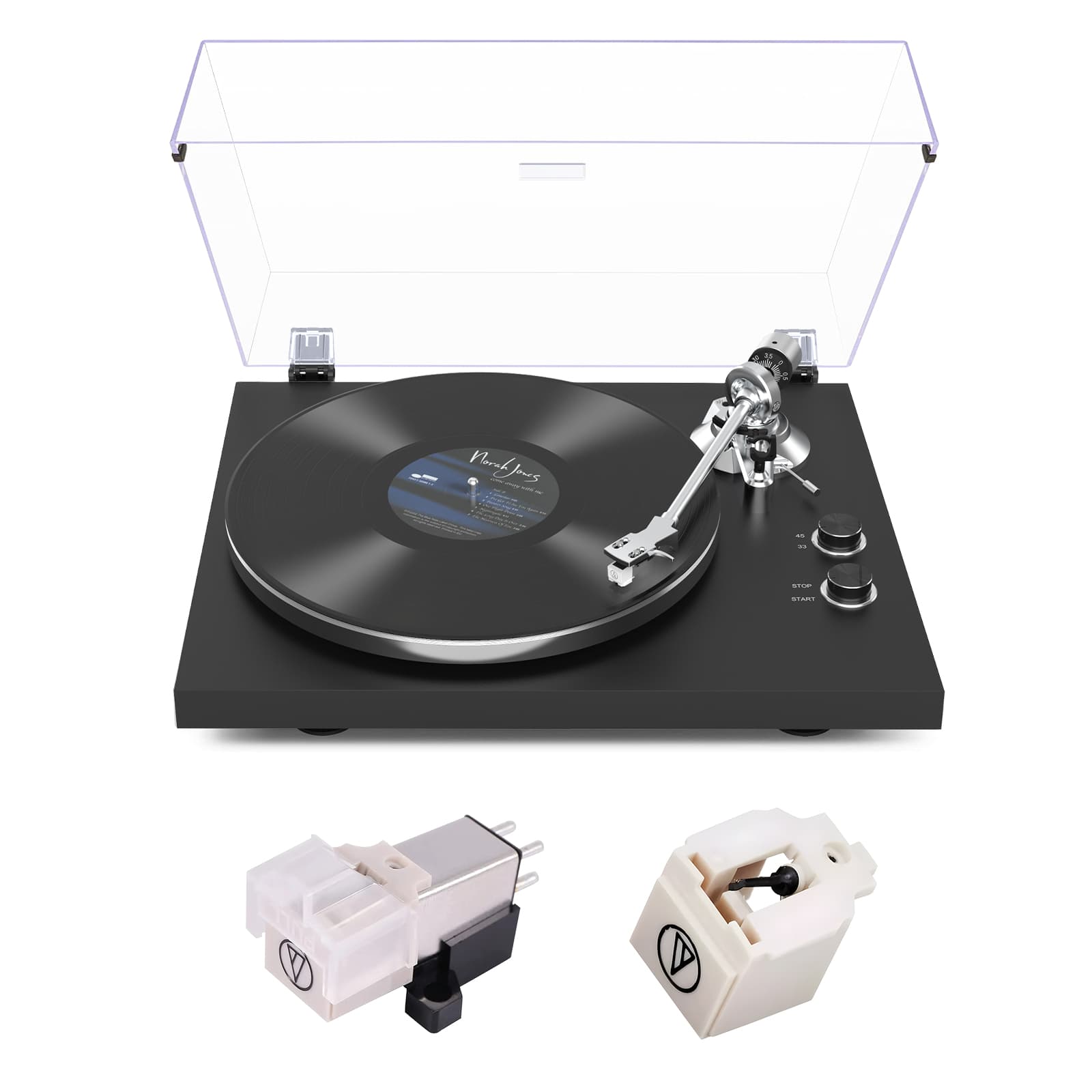 Hi-Fi Turntable HQKZ-006 with Audio Technica Cartridge and Stylus
