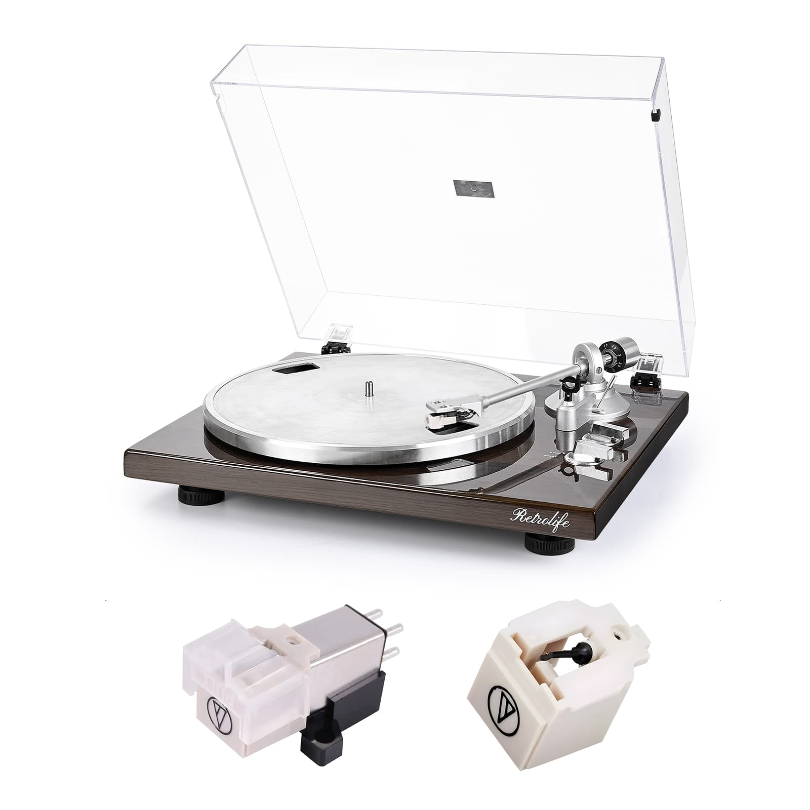Hi-Fi Turntable HQKZ-006 with Audio Technica Cartridge & Stylus