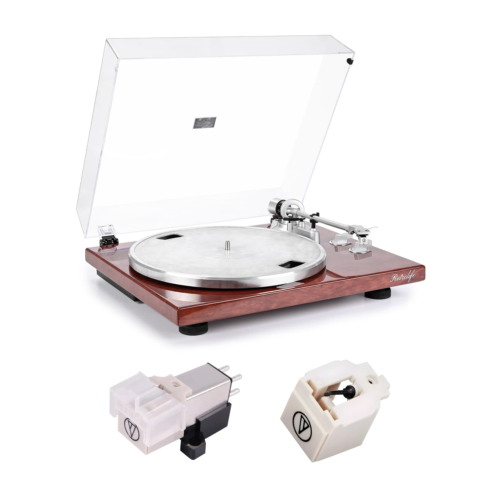 Hi-Fi Turntable HQKZ-006 with Audio Technica Cartridge & Stylus