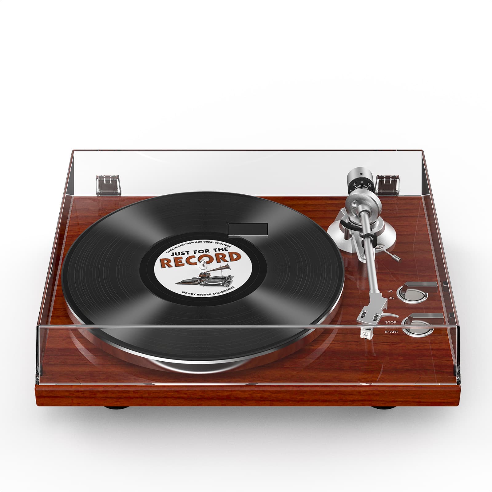 HQKZ-006 Bluetooth Hi-Fi Turntable – Retro Vinyl Record Player