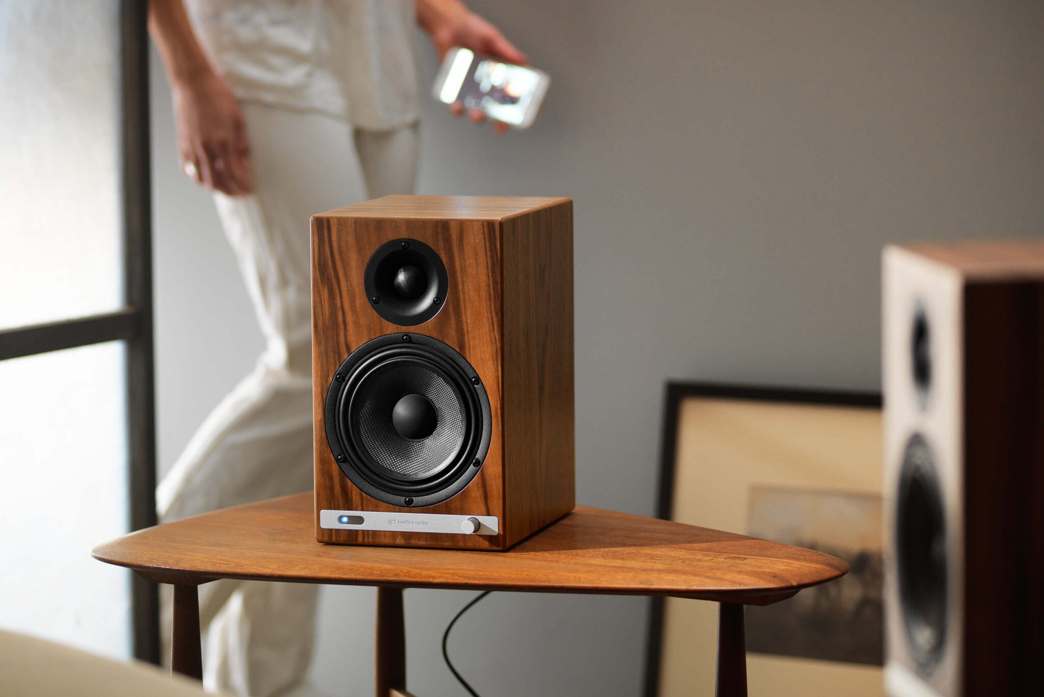 High-Fidelity Home Audio System with Wireless & Wired Connections