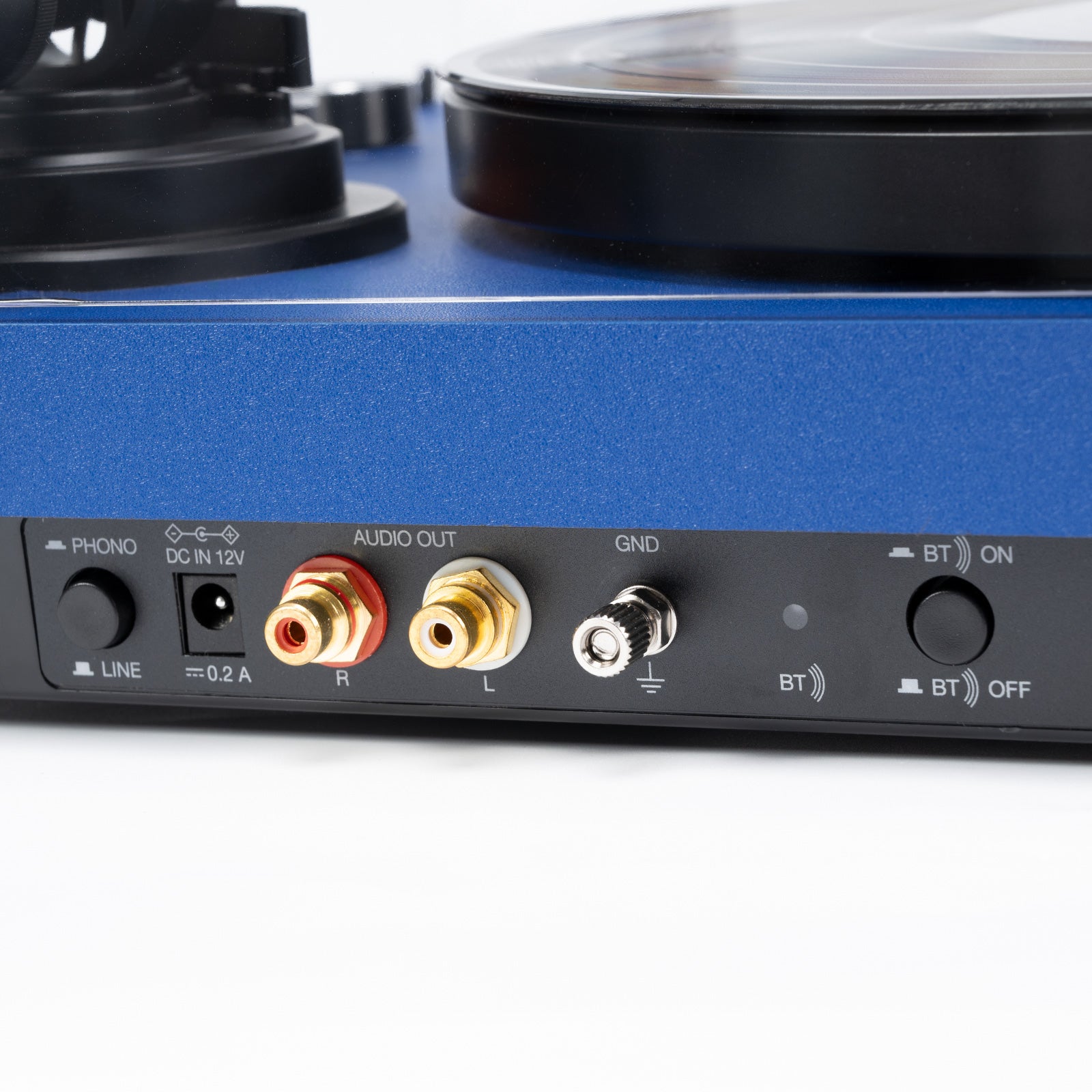 LP9 Bluetooth High-Fidelity Turntable with Built-In Preamp – Wood & Metal