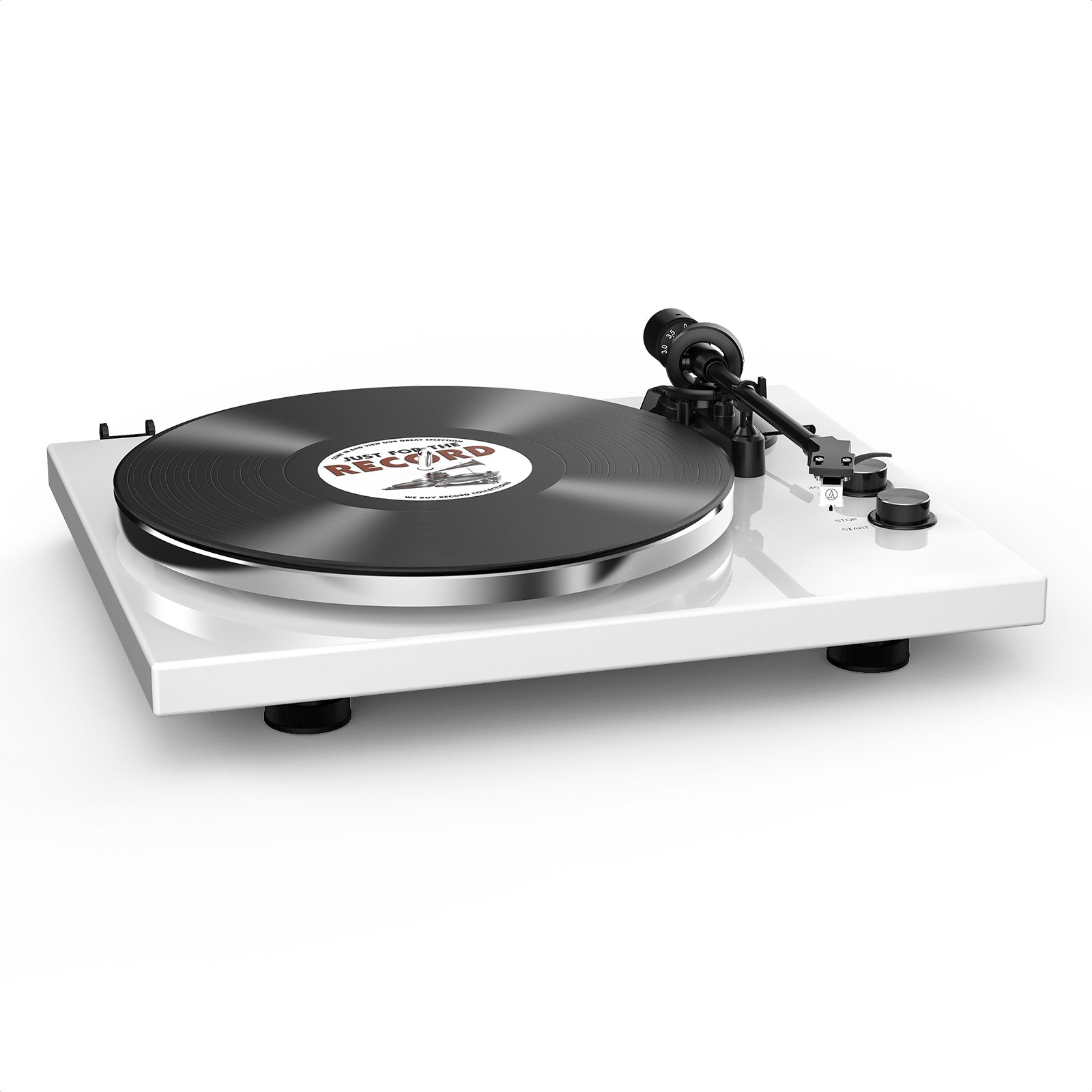 HQKZ-006 Minimalist Bluetooth Turntable – Hi-Fi Vinyl Player