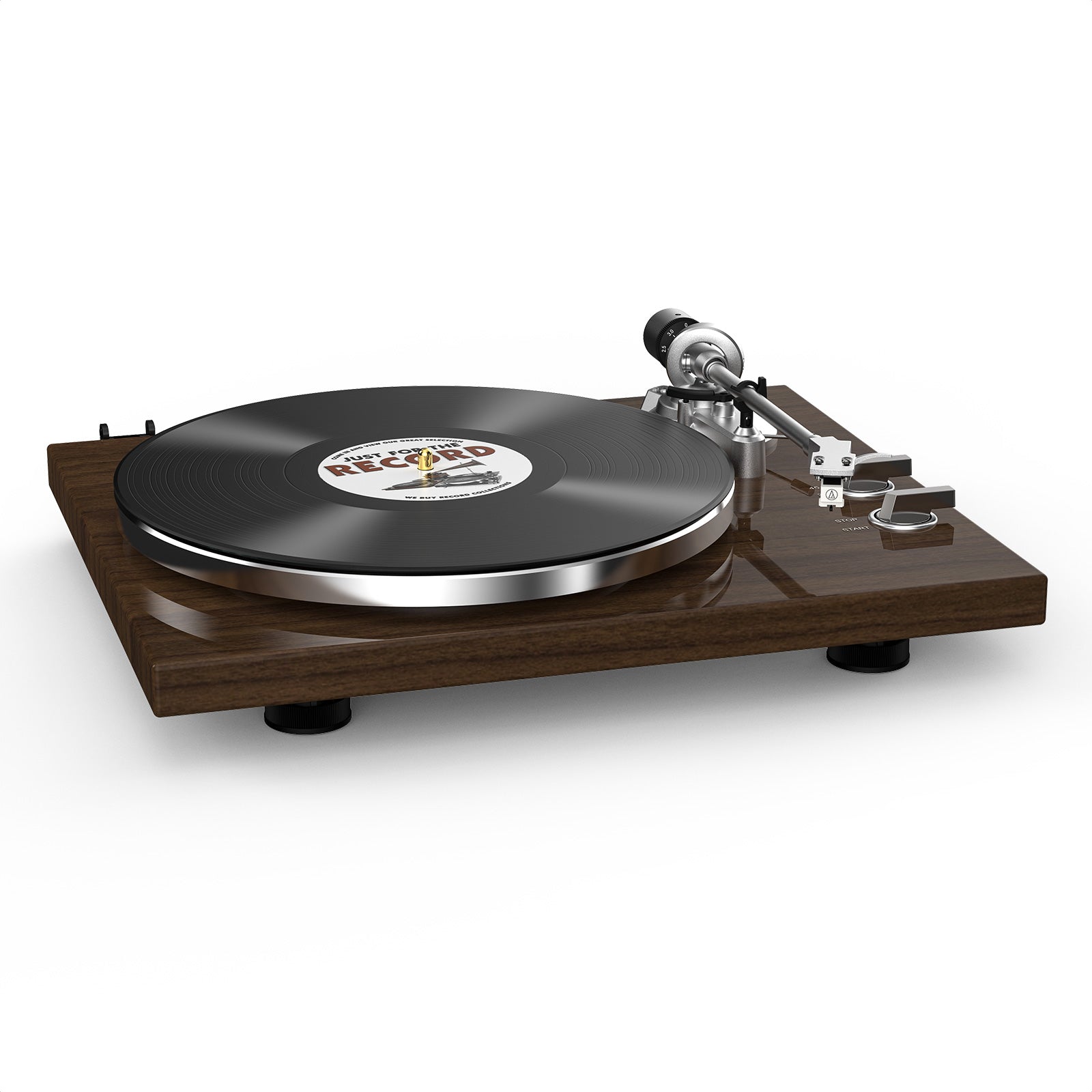 HQKZ-006 Minimalist Bluetooth Turntable – Hi-Fi Vinyl Player