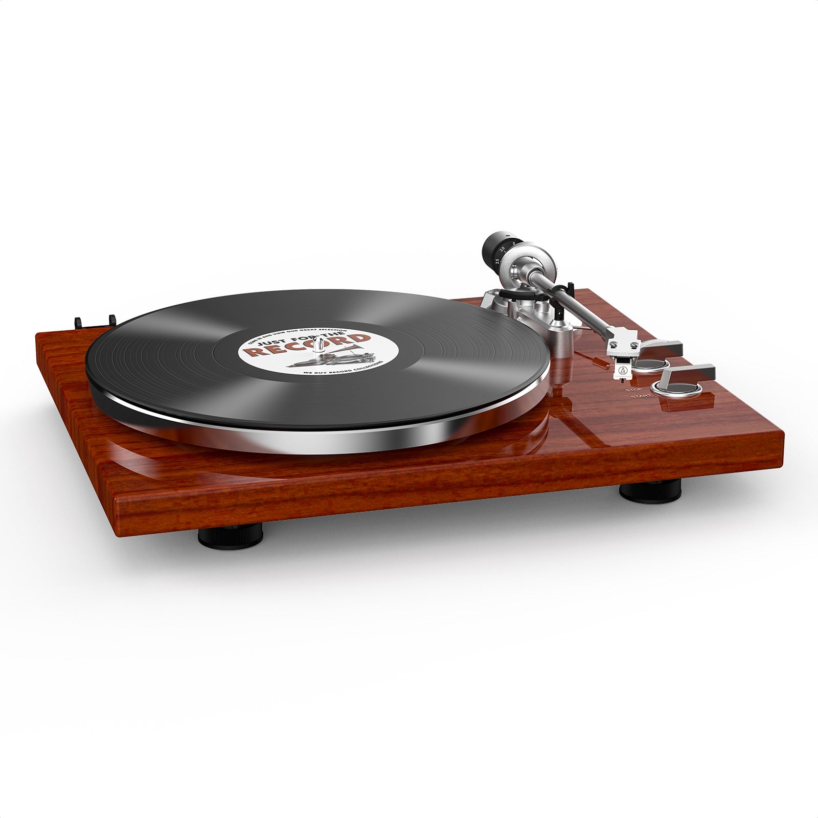 HQKZ-006 Minimalist Bluetooth Turntable – Hi-Fi Vinyl Player