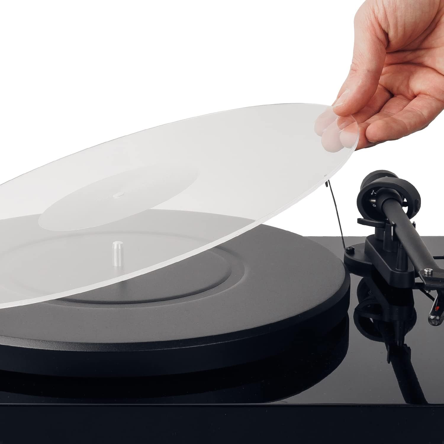 Precision Acrylic Turntable Mat for 12" Platters – Transparent, Vibration-Free
