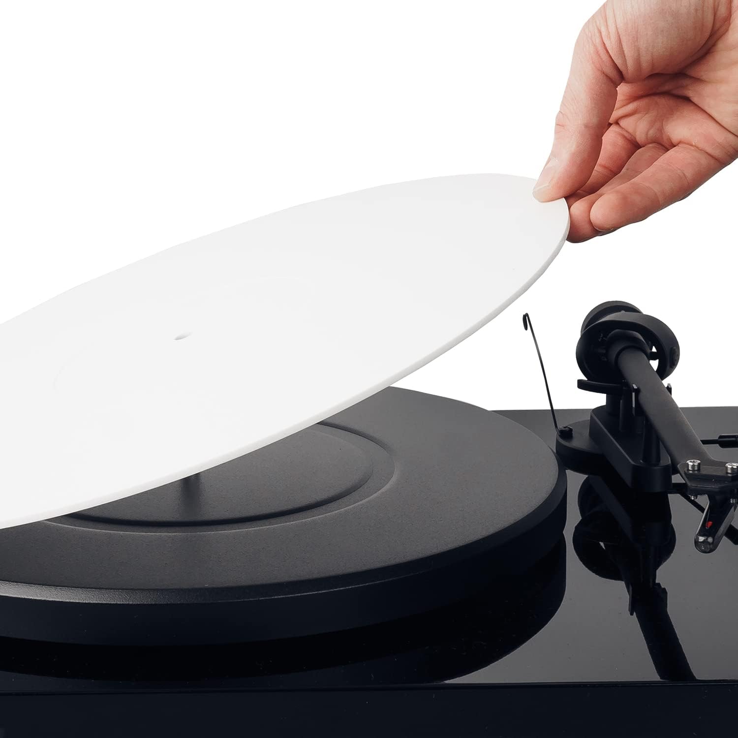 Precision Acrylic Turntable Mat for 12" Platters – Transparent, Vibration-Free