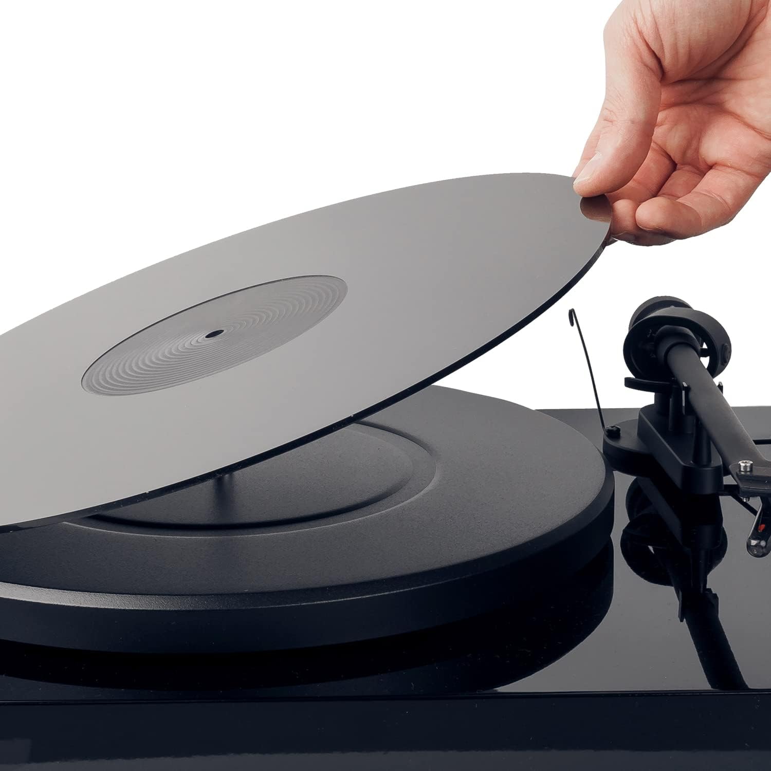 Precision Acrylic Turntable Mat for 12" Platters – Transparent, Vibration-Free