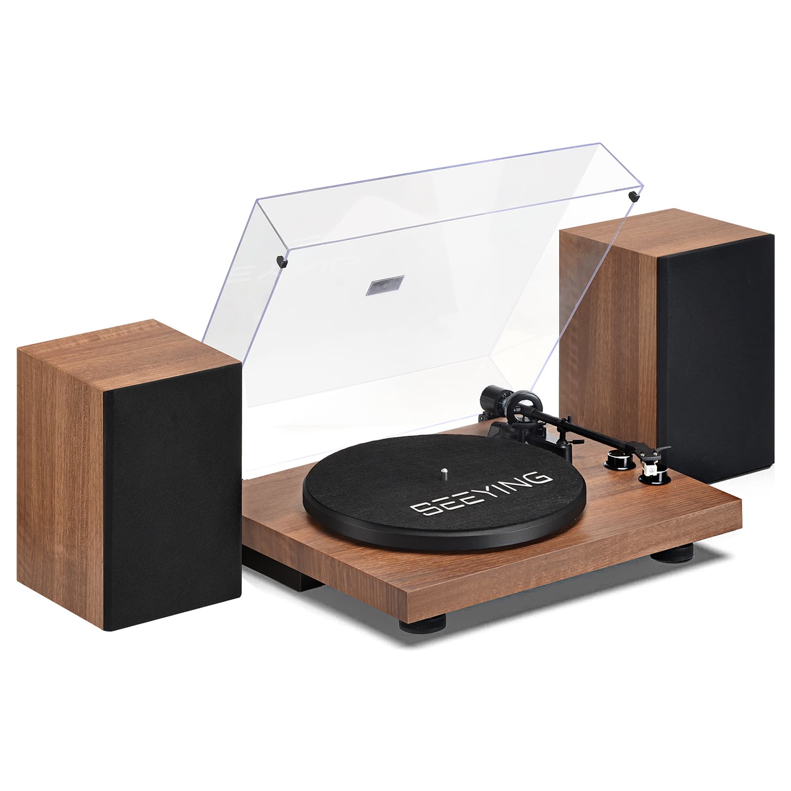 SY101 Hi-Fi Turntable System – Premium Record Player with Split Speakers