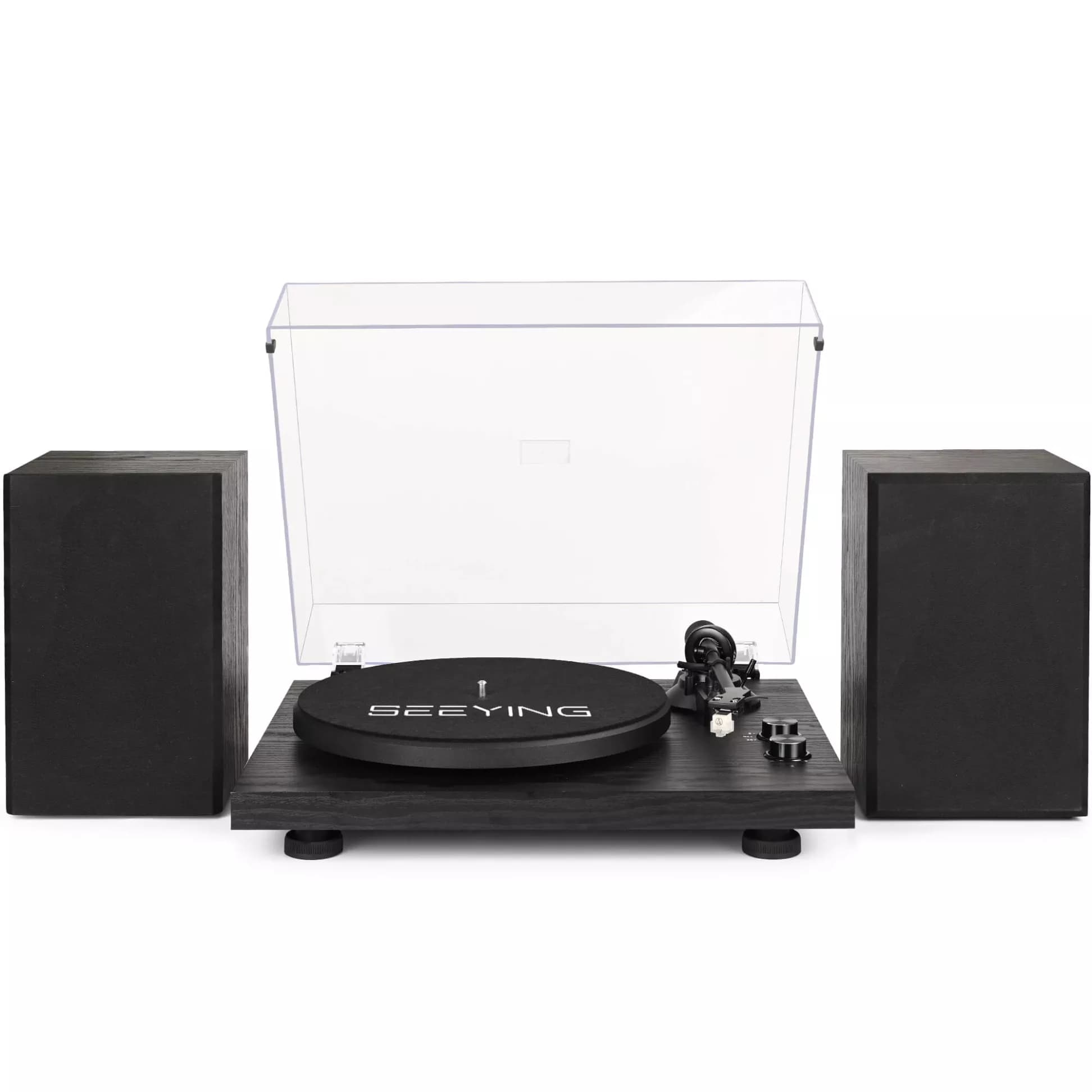 SY101 Hi-Fi Turntable System – Premium Record Player with Split Speakers