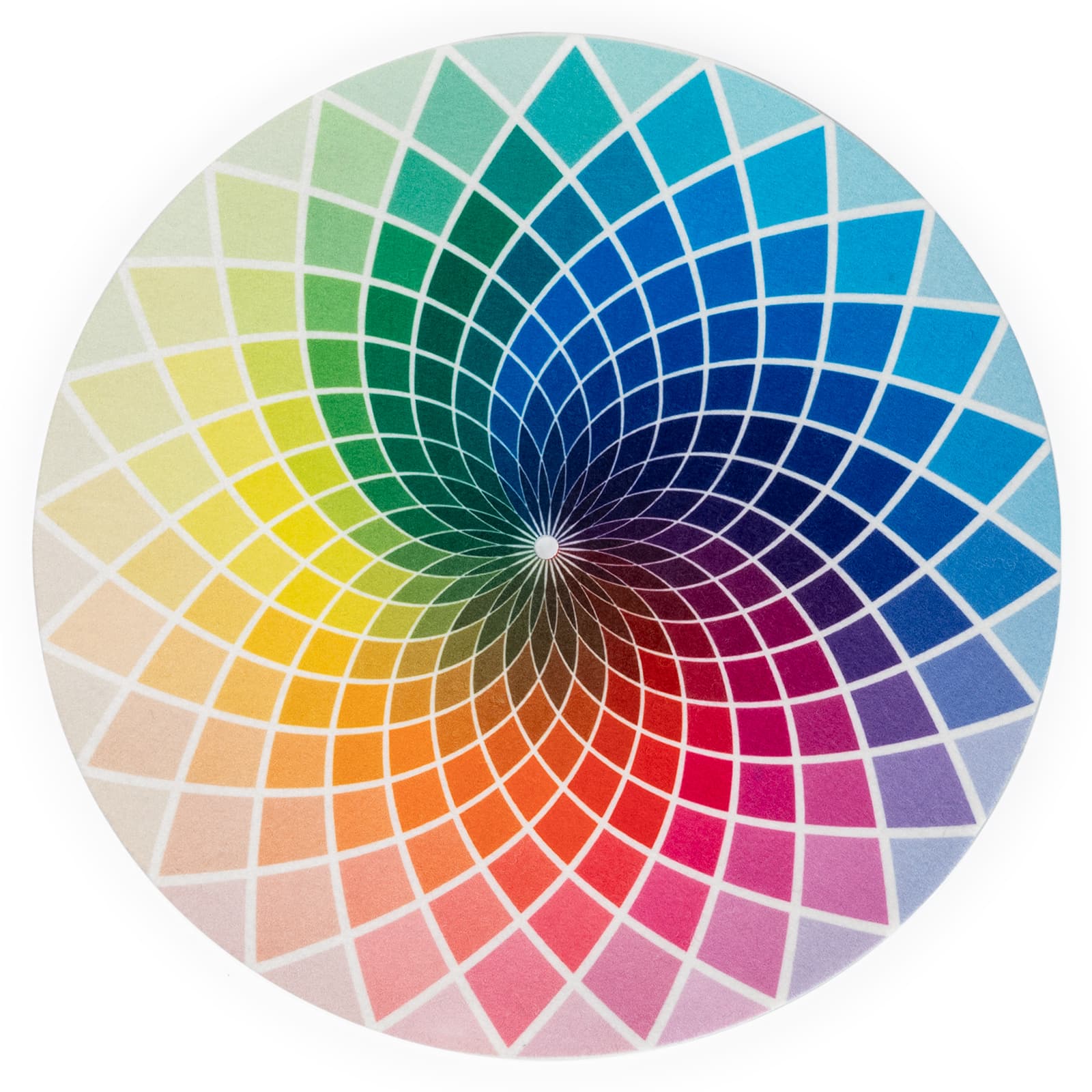 Rainbow Style 2mm Felt Slipmat | Anti-Static Turntable Platter Mat for Vinyl LP Players