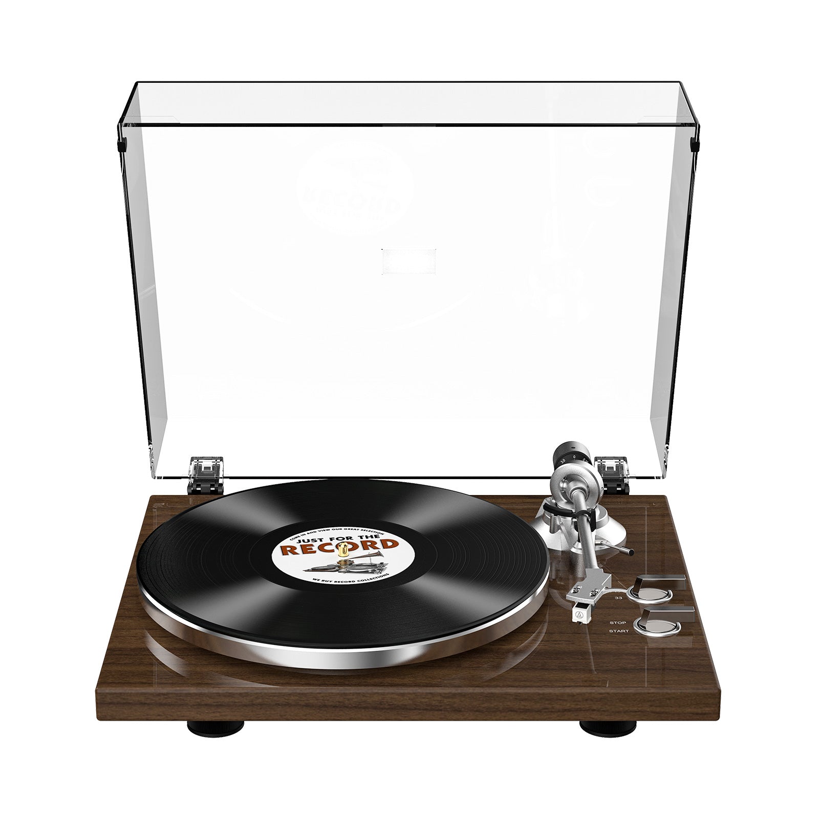 HQKZ-006 Bluetooth Hi-Fi Turntable – Retro Vinyl Record Player