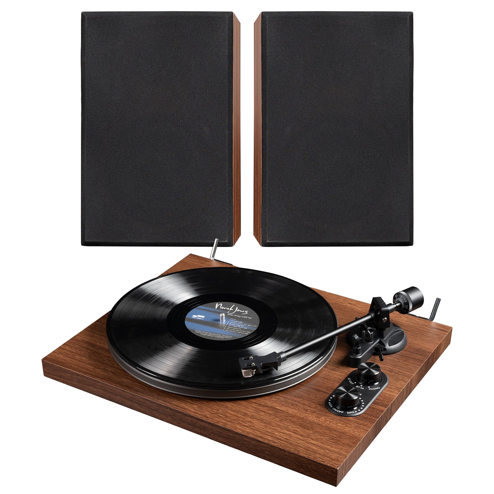 UD006 Audiophile Bluetooth Hi-Fi Record Player Set – Premium Vinyl Turntable System