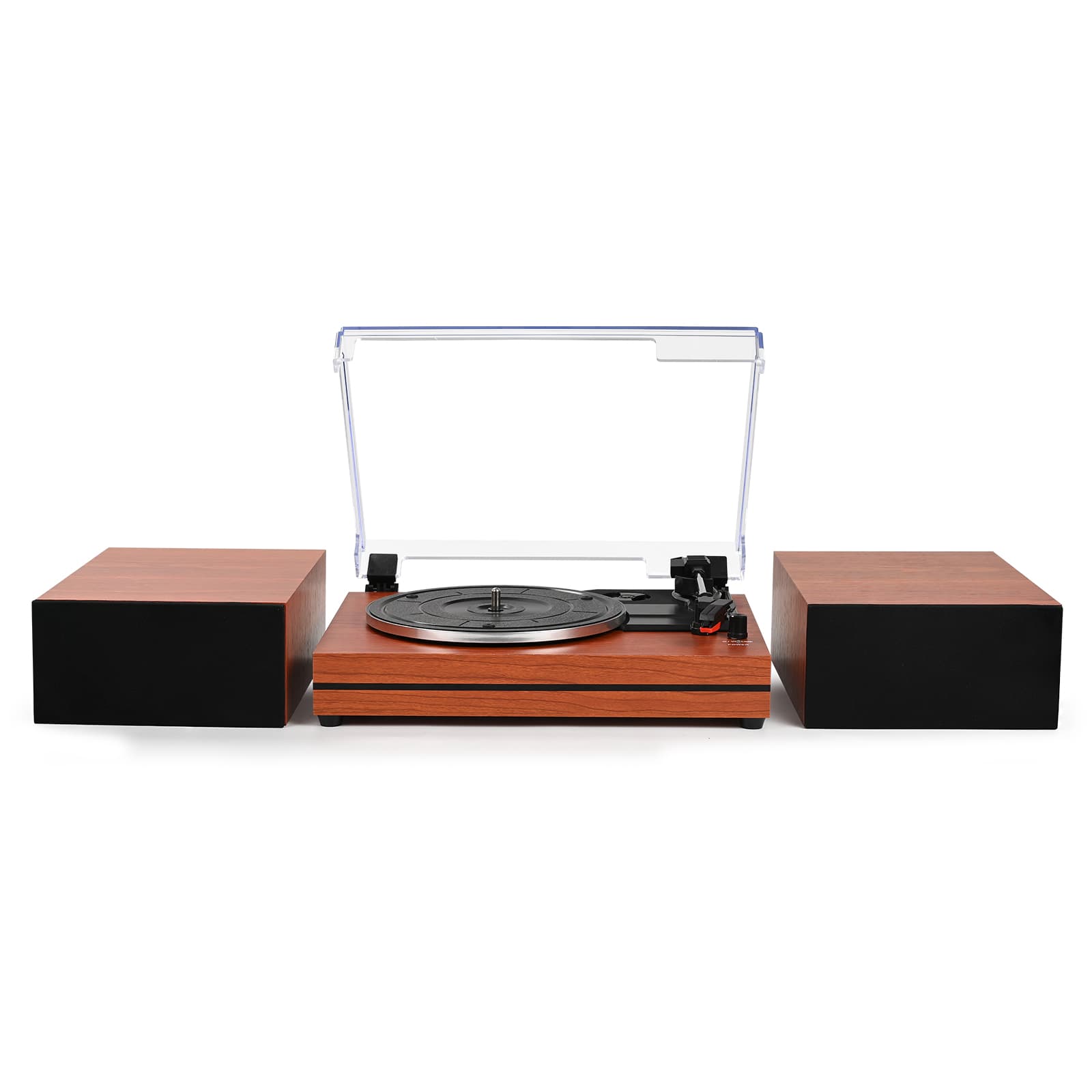 The R612 Pro Upgraded Vintage Turntable System with Stereo Speakers