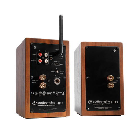 Wireless Hi-Fi Desktop Speaker System with Bluetooth, USB & RCA Inputs