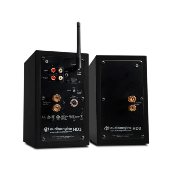 Wireless Hi-Fi Desktop Speaker System with Bluetooth, USB & RCA Inputs
