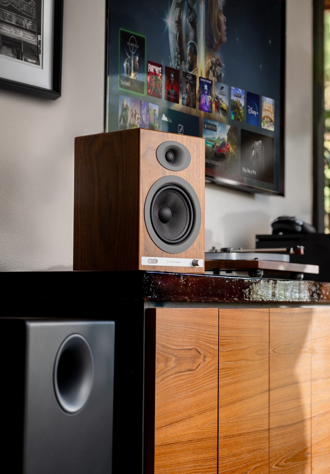High-Fidelity Wireless Home Audio System with 150W Power & Bluetooth