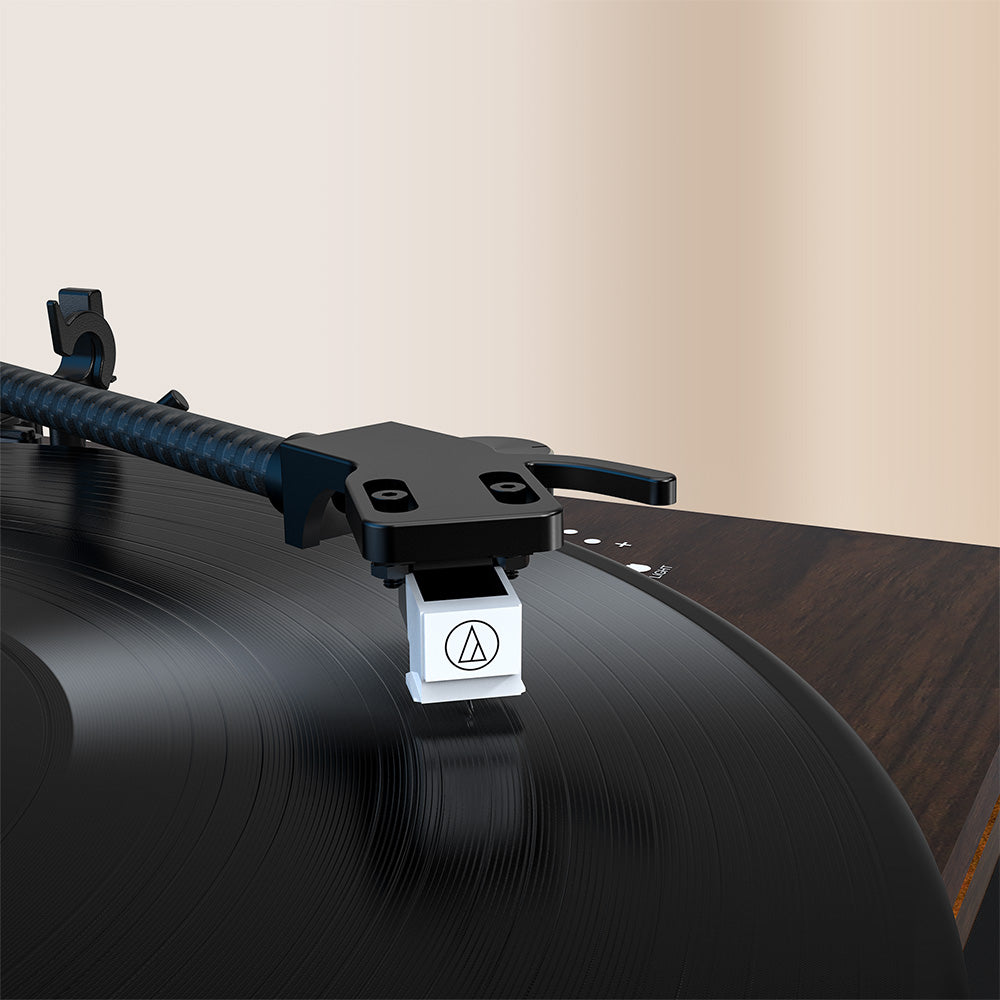 Bluetooth Record Player | All-in-One Vintage Turntable with HiFi Speakers