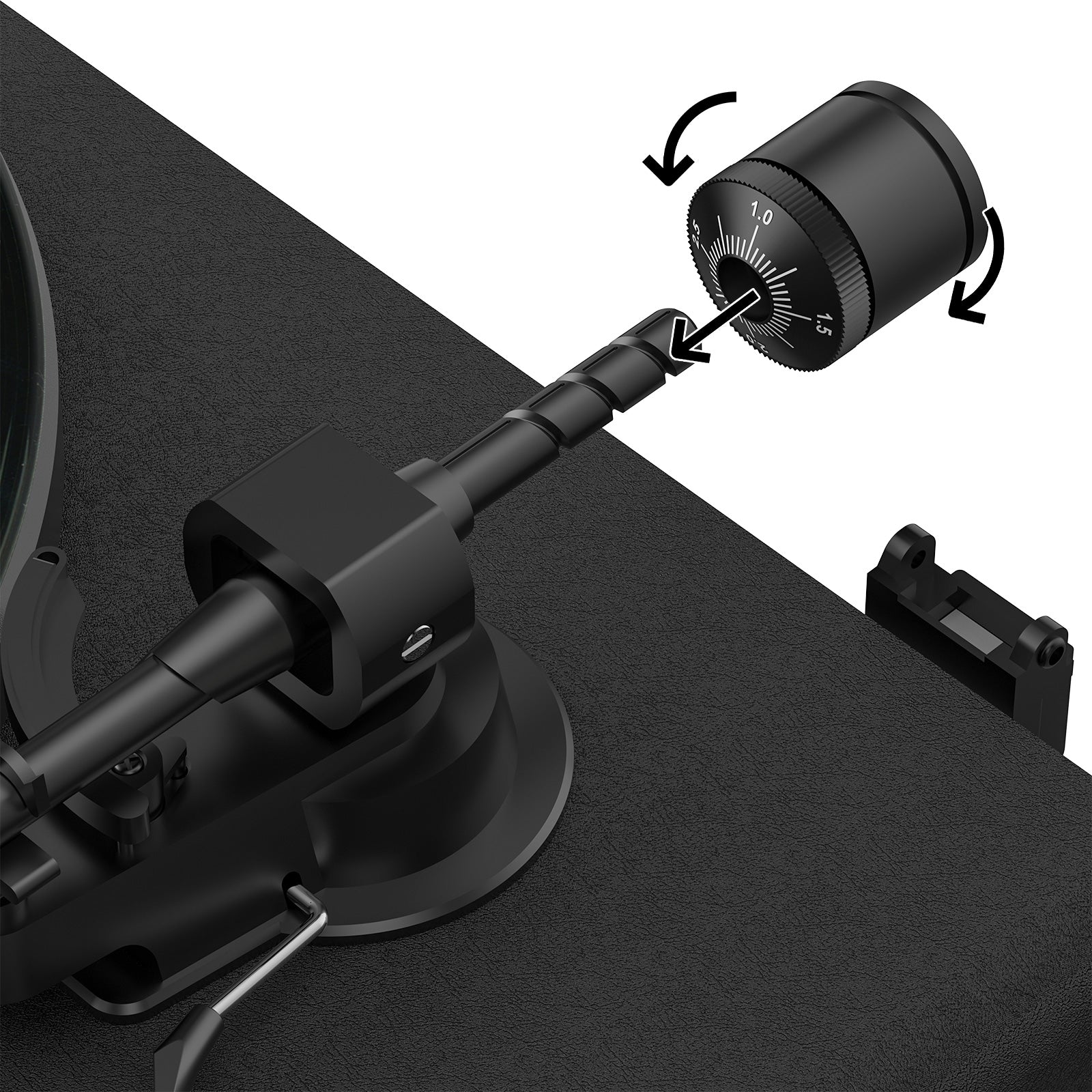 Vintage All-in-One Bluetooth Record Player with 40W Hi-Fi Speakers & Warm Ambient Light