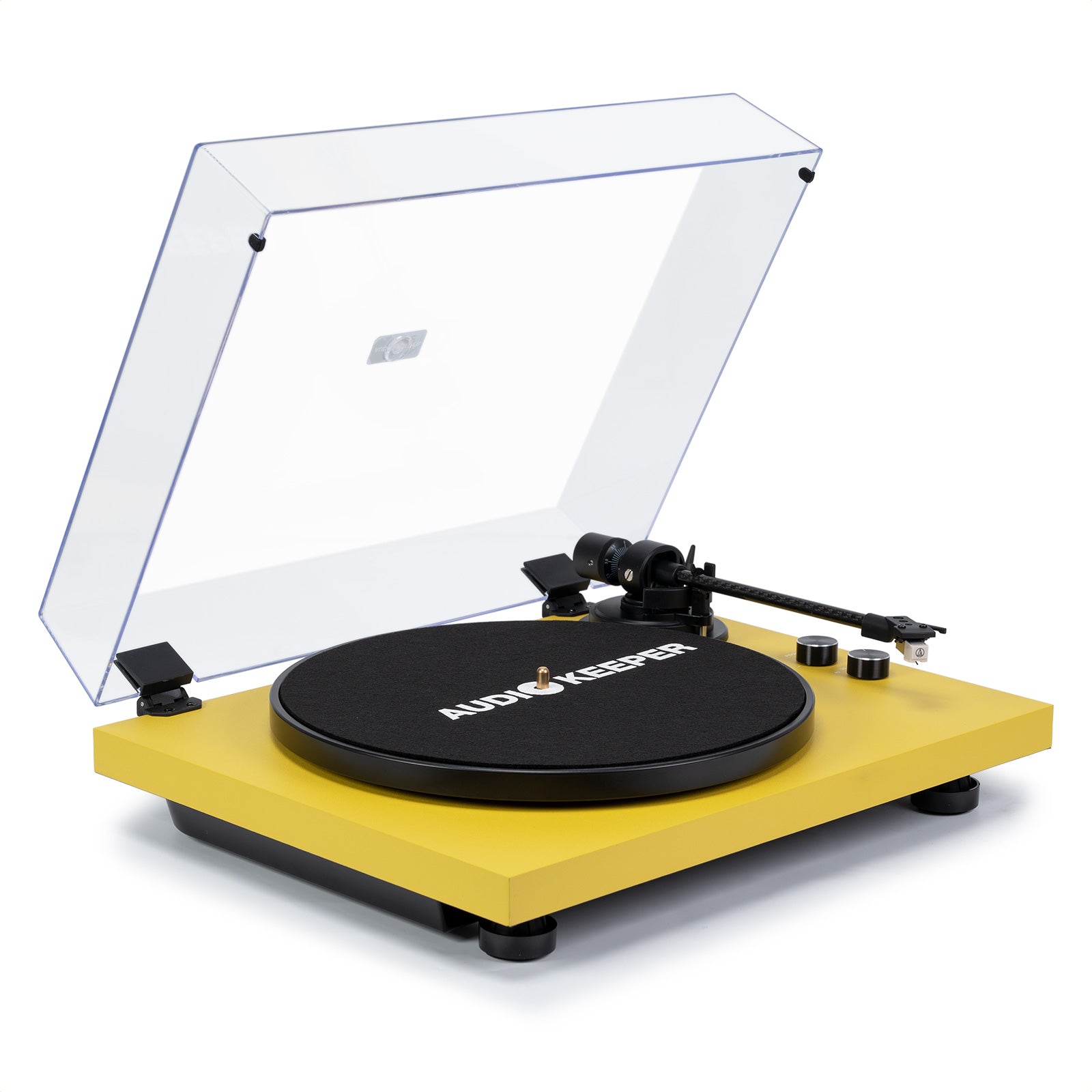 LP9 Bluetooth Turntable – High Fidelity Sound, ATN-3600L Cartridge (Yellow)