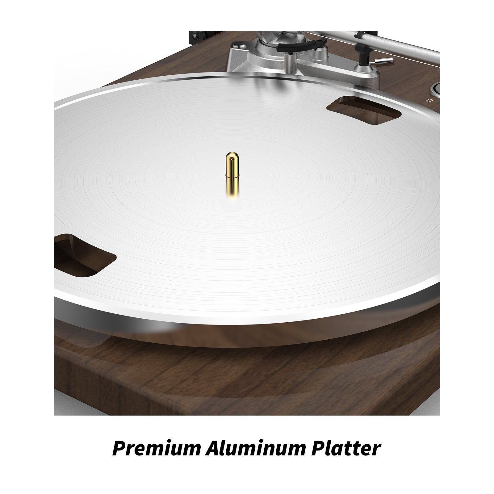 HQKZ-006 Belt Drive Turntable with USB, Bluetooth & ATN-3600L Cartridge