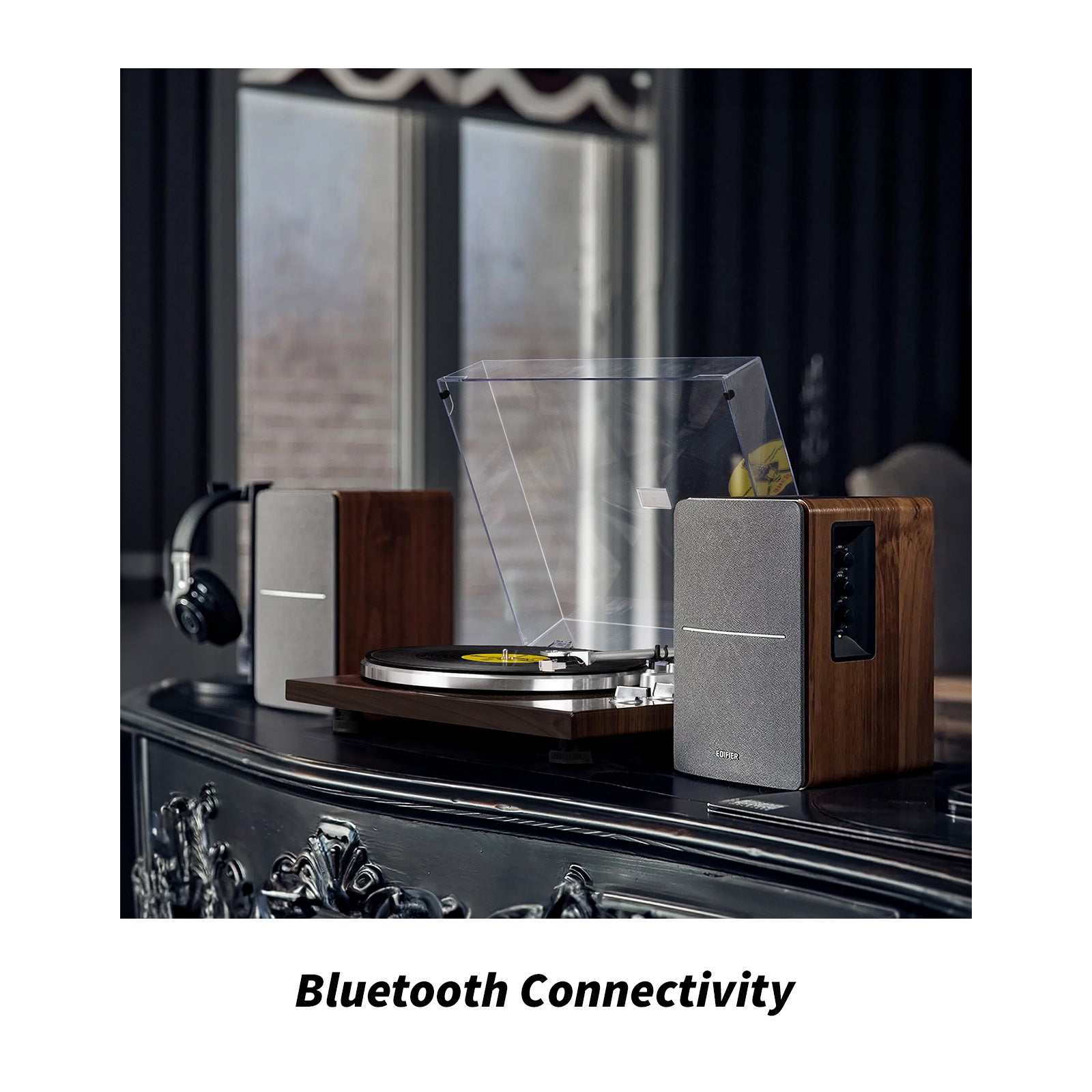 HQKZ-006 Belt Drive Turntable with USB, Bluetooth & ATN-3600L Cartridge