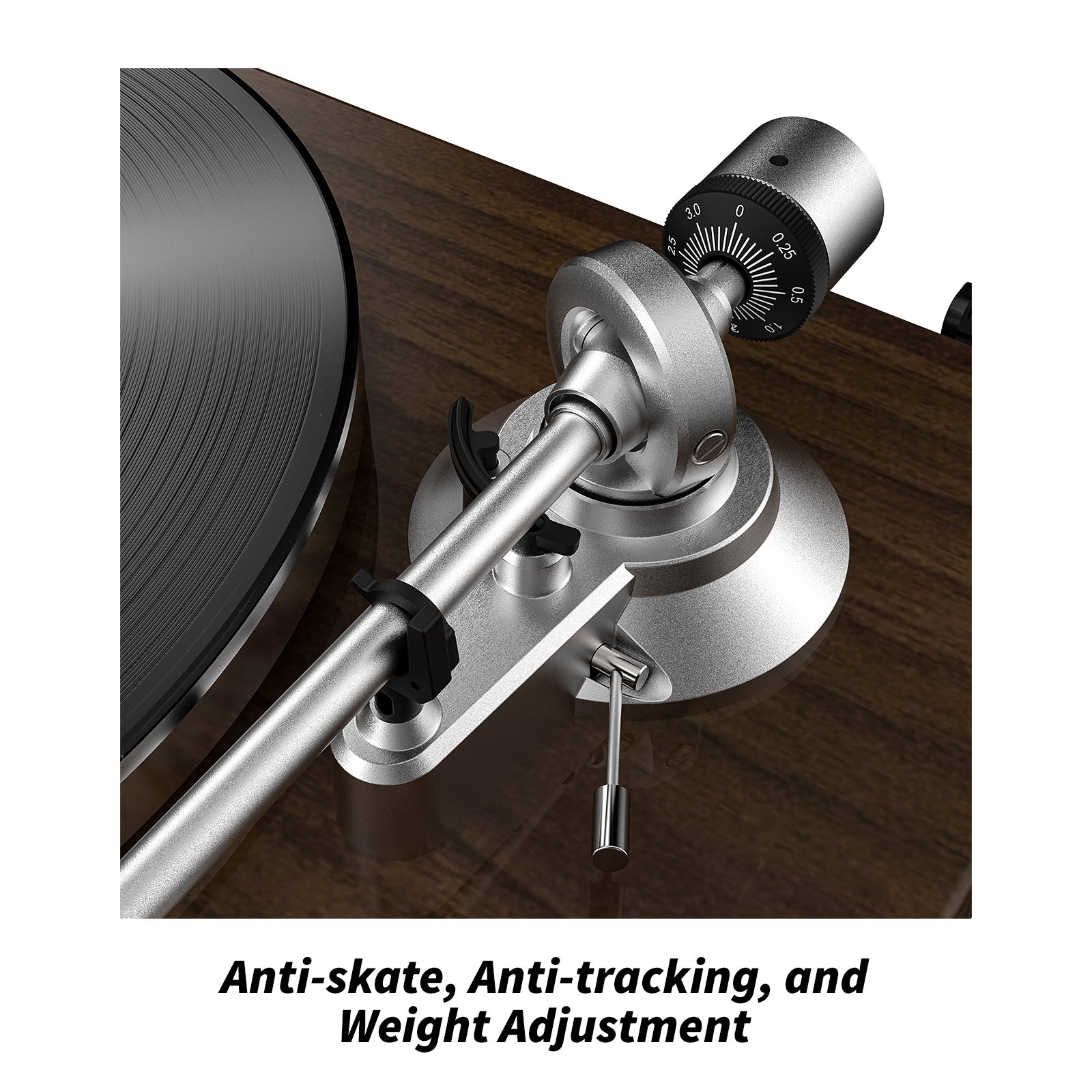 HQKZ-006 Belt Drive Turntable with USB, Bluetooth & ATN-3600L Cartridge