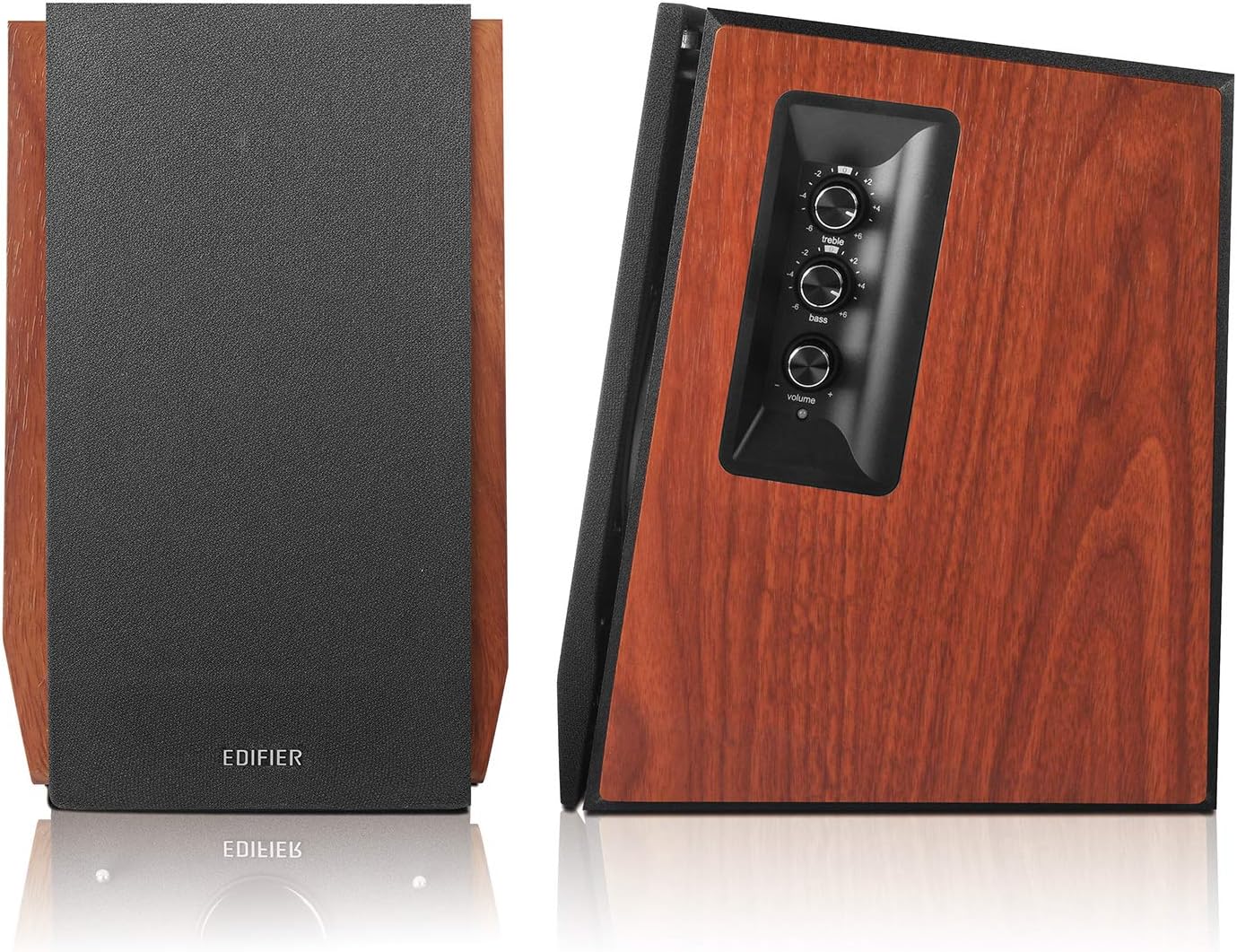 Bluetooth 66W Bookshelf Speakers – 2.0 Stereo Active Monitors