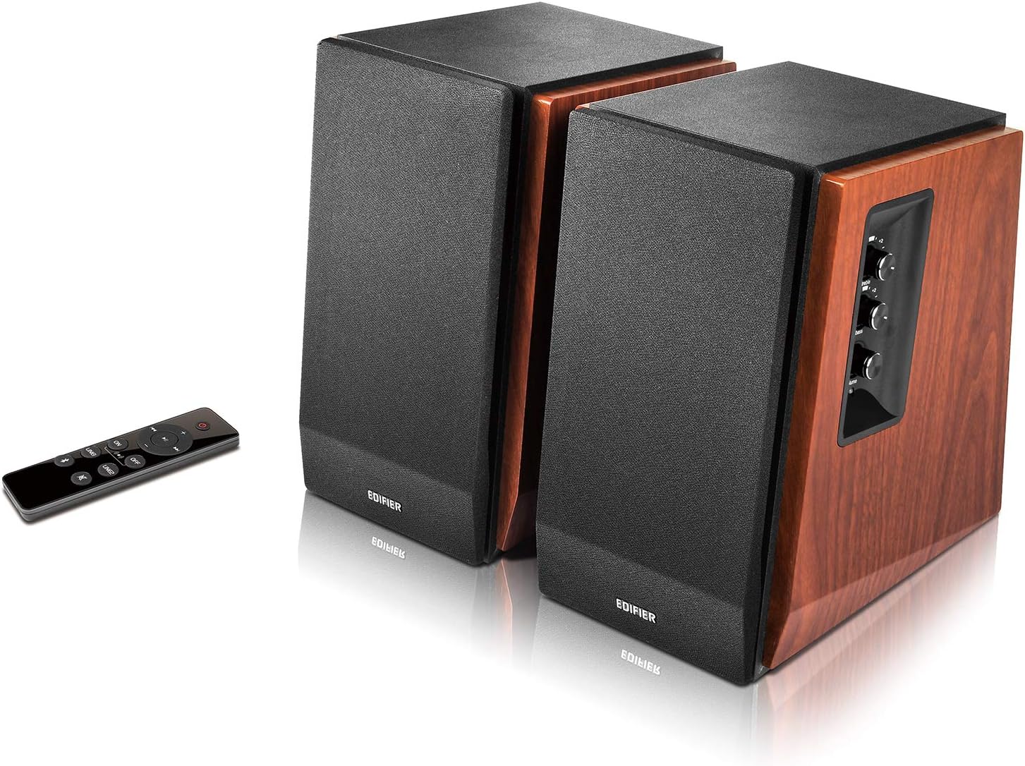 Bluetooth 66W Bookshelf Speakers – 2.0 Stereo Active Monitors