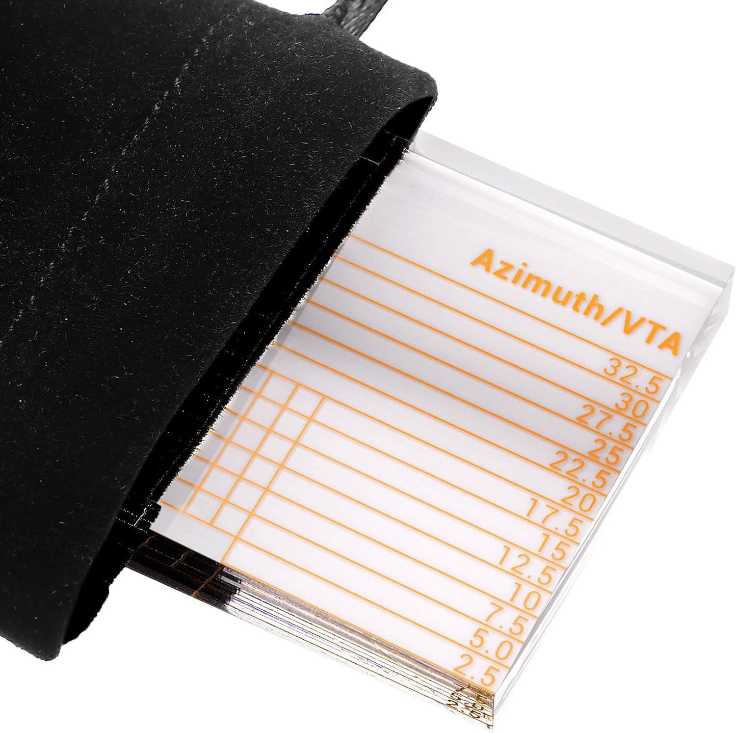 Clear Acrylic Tonearm Alignment Ruler – VTA & Azimuth Tool for Turntables