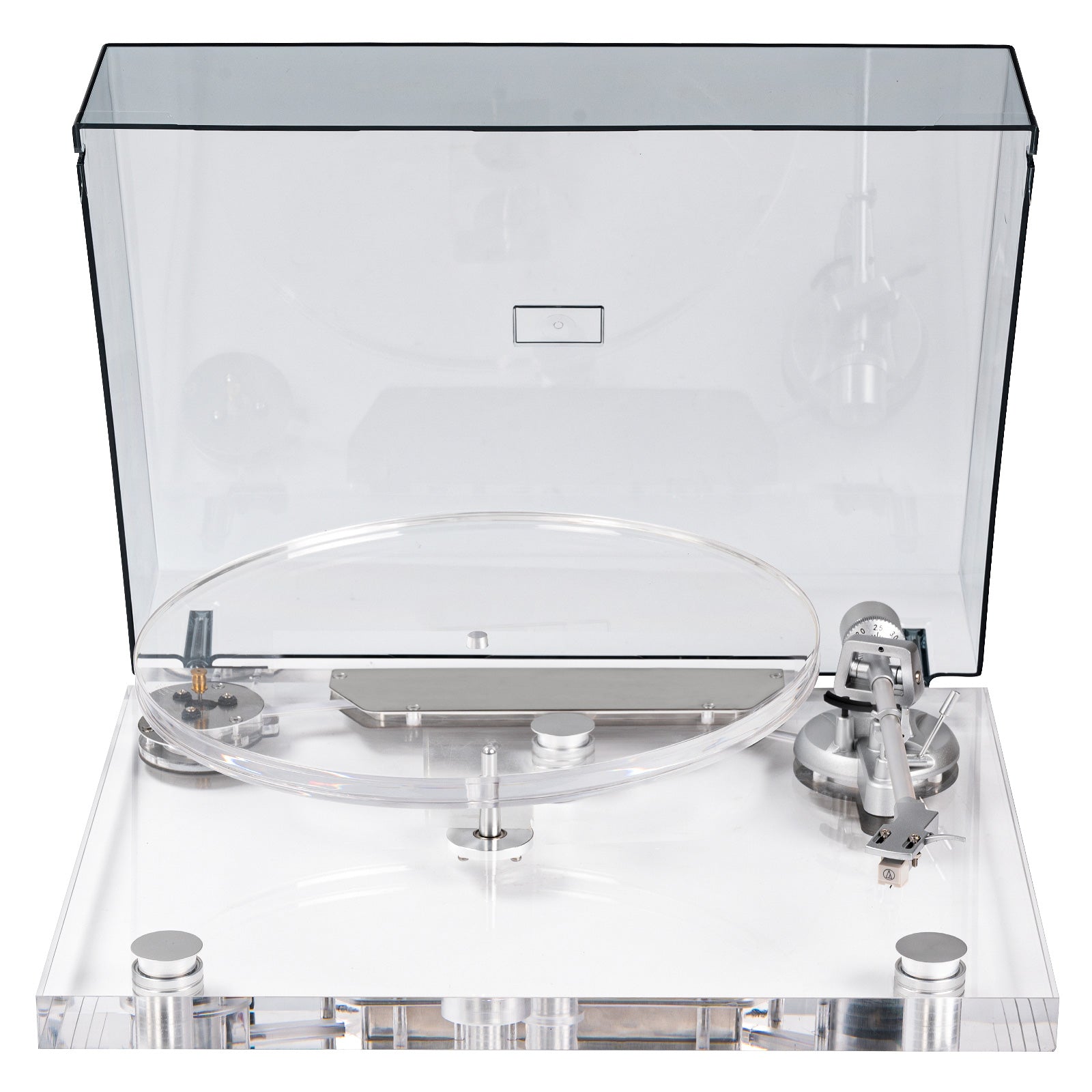 ICE1-V2 Full Acrylic Bluetooth Vinyl Turntable – High-Fidelity Sound