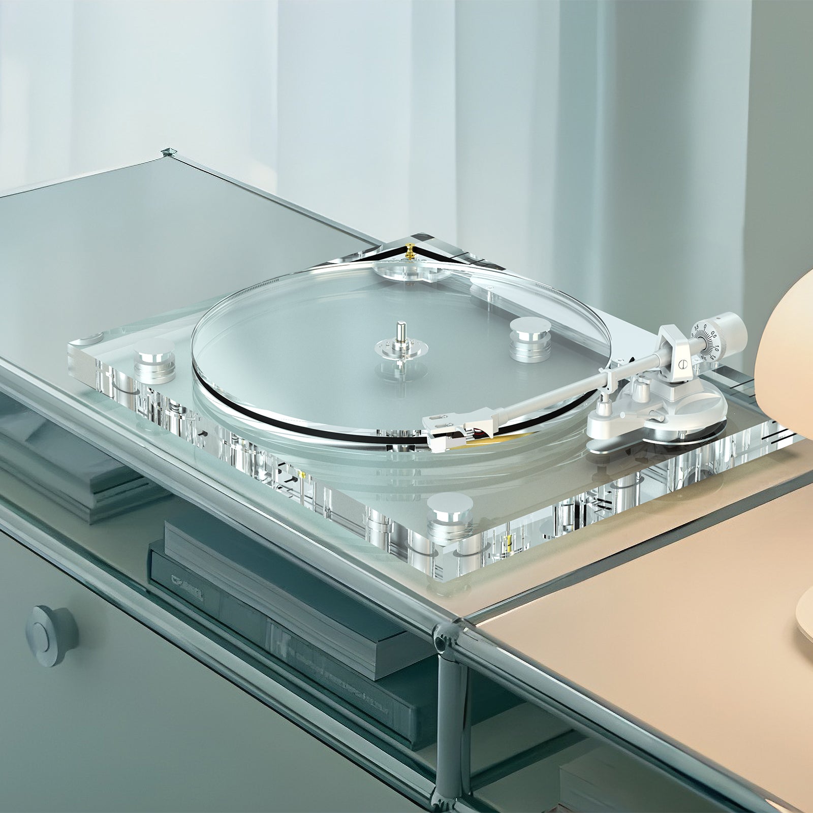 Genesis-V2 Transparent Hi-Fi Turntable – Limited European Edition
