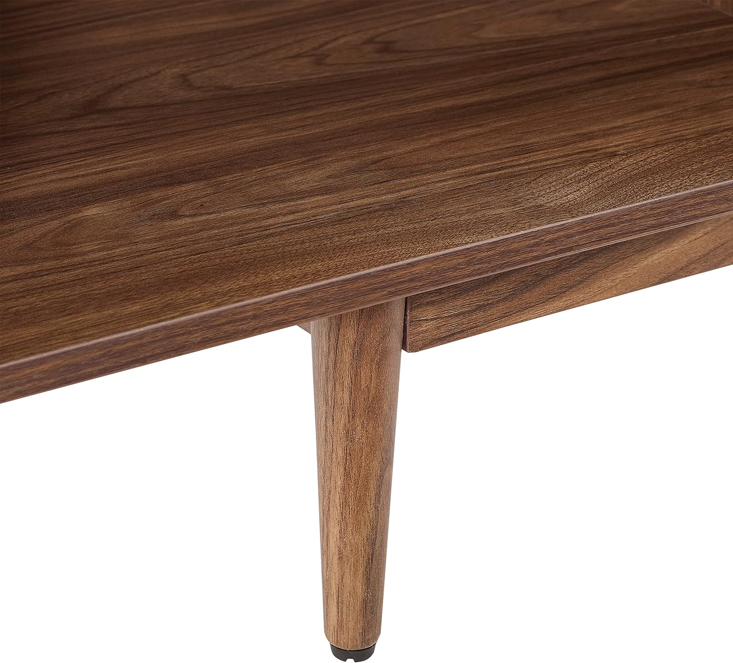 Mid-Century Walnut Record Storage Console Cabinet – Vinyl Organizer