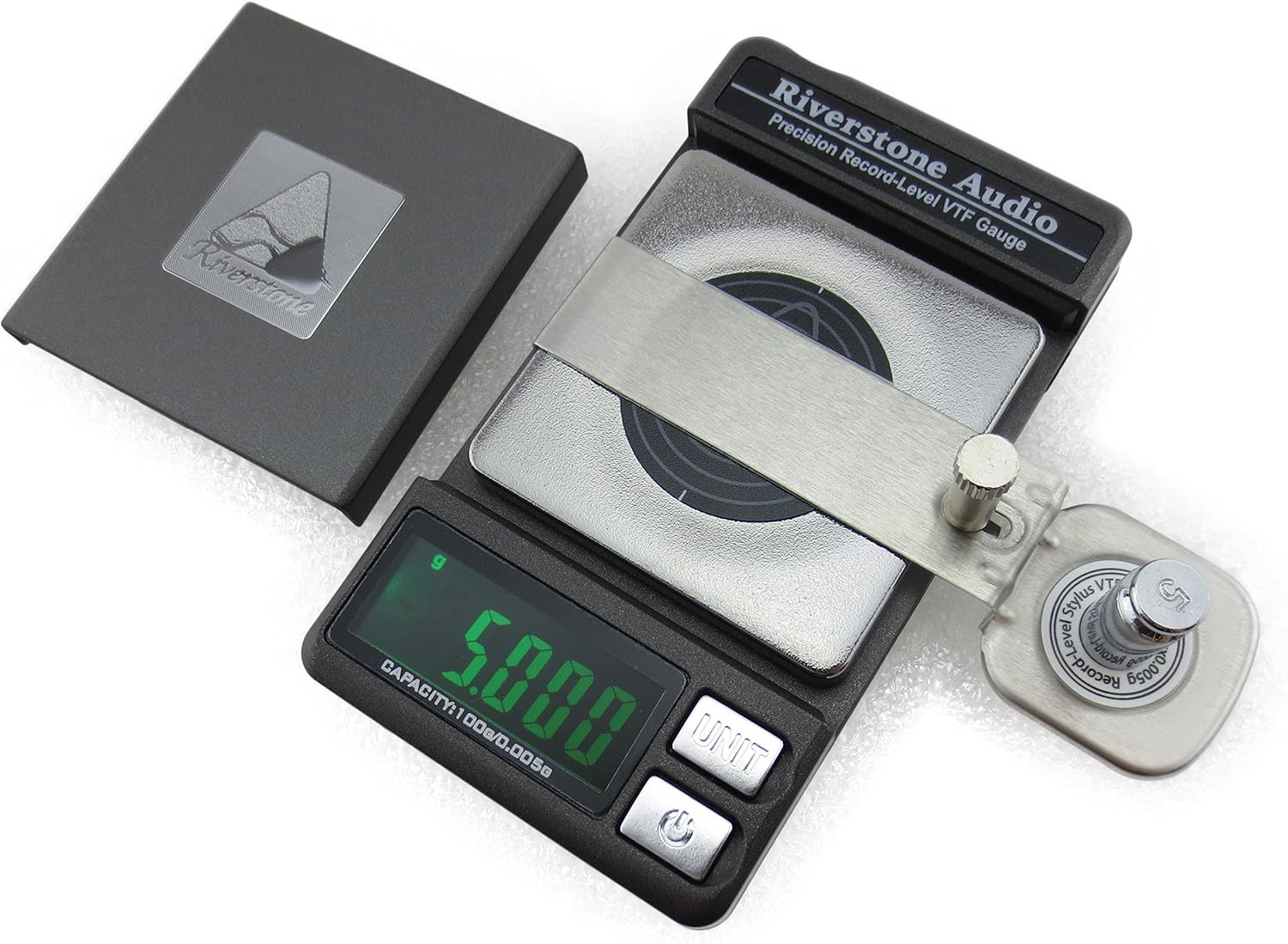 Precision Stylus Tracking Force Gauge – Record-Level Turntable Scale