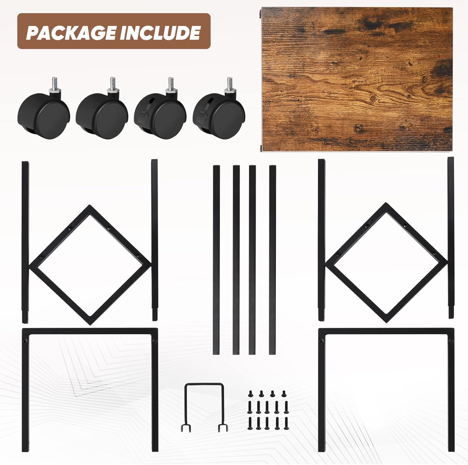 Black Vinyl Record Player Stand – Storage for Up to 80 Albums