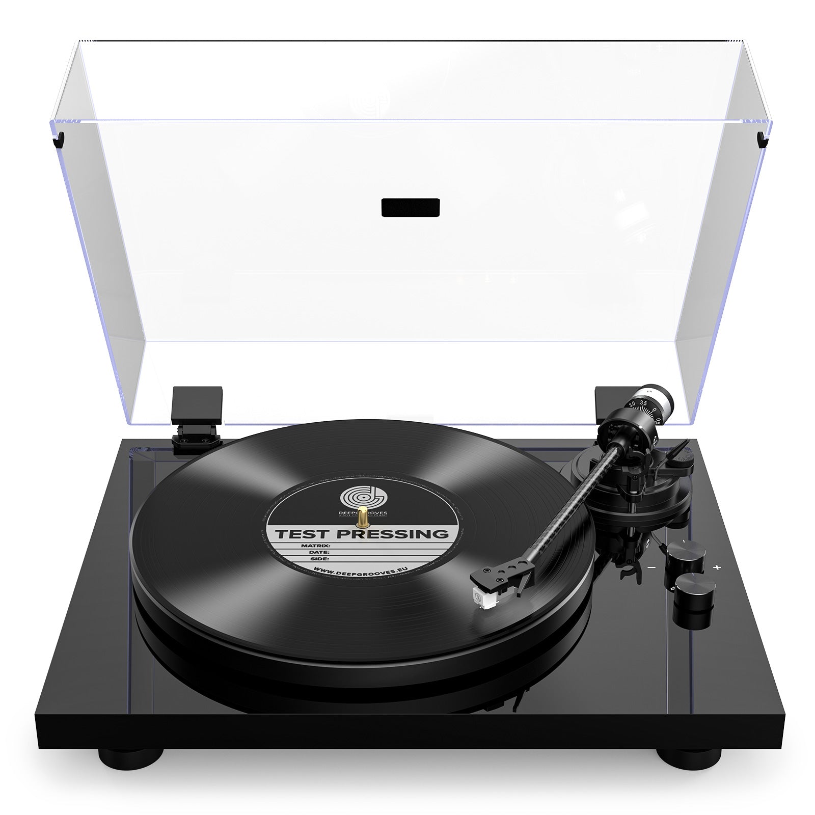 HQKZ-006 Pro Premium Bluetooth Turntable – Enhanced Hi-Fi Vinyl Sound