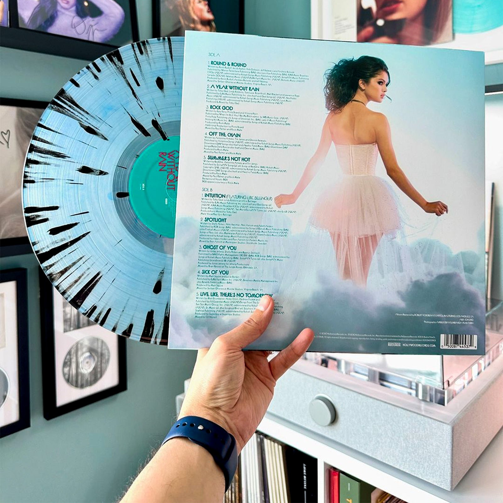 Transparent Turntable with Andover Audio Spinbase 2 Speaker System