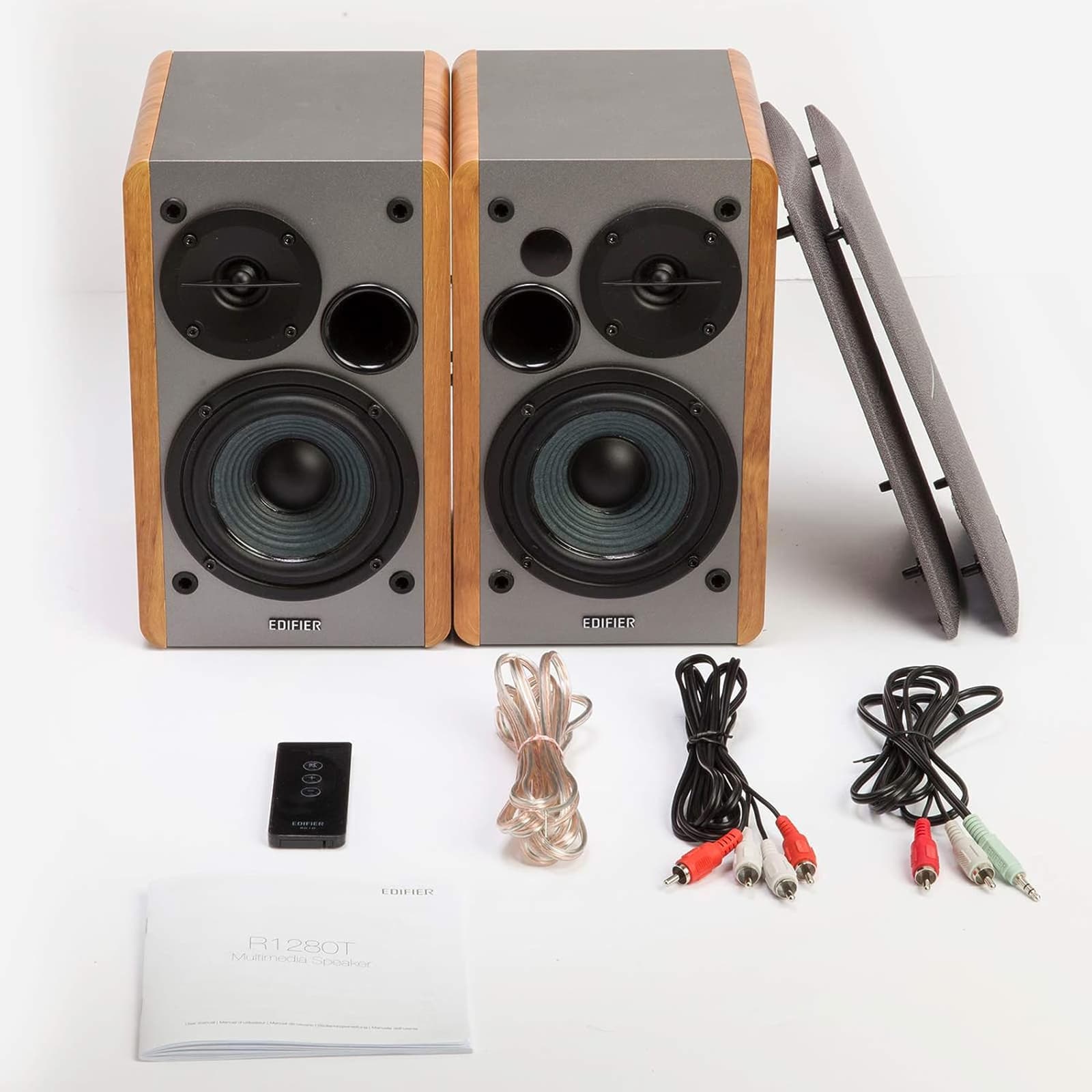 Edifier R1280T 2.0 Powered Bookshelf Speakers 42 Watt Studio Monitor Speaker