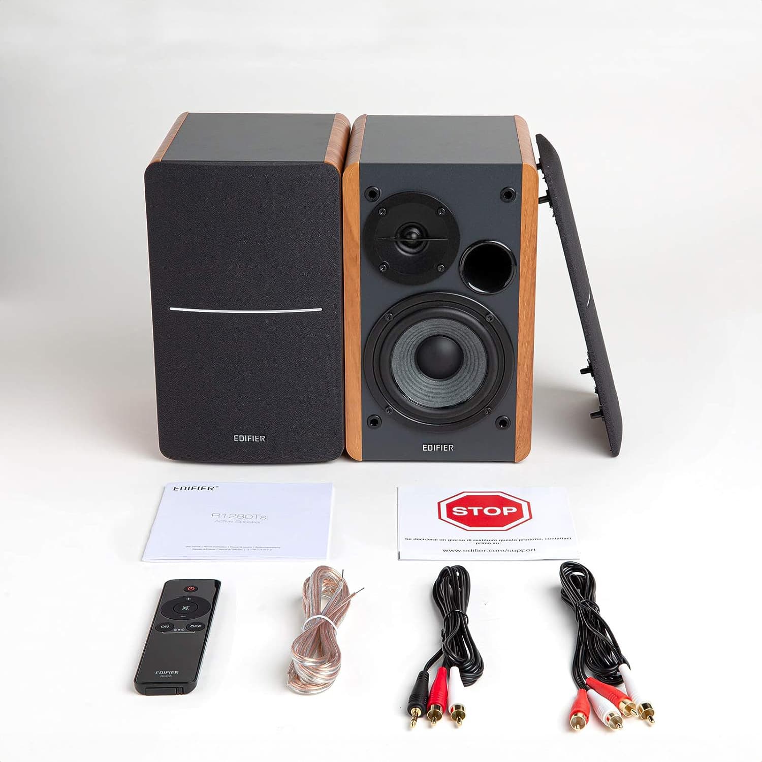 Edifier R1280Ts 42W Powered Bookshelf Speakers with Subwoofer Out