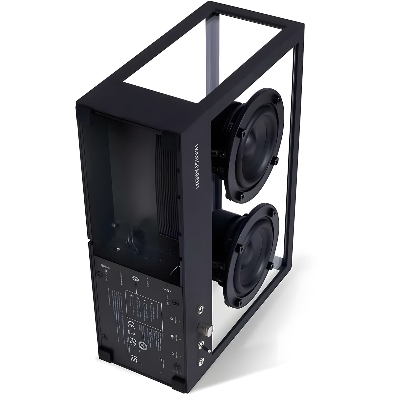Transparent Upgraded Hi-Fi Bluetooth Speaker with Crystal Clear Sound