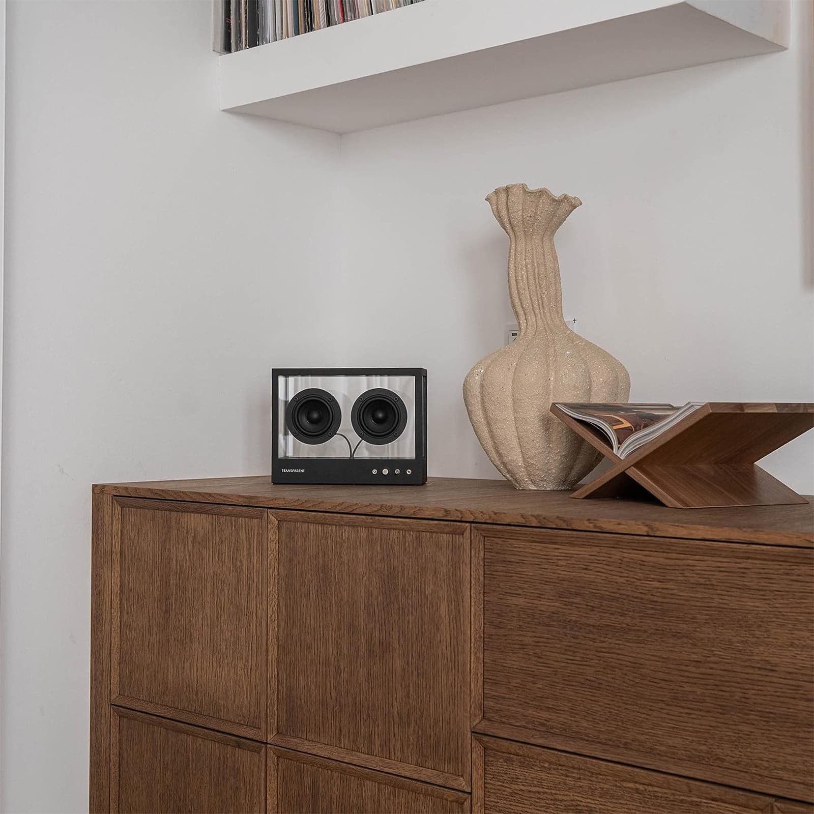 Transparent Upgraded Hi-Fi Bluetooth Speaker with Crystal Clear Sound