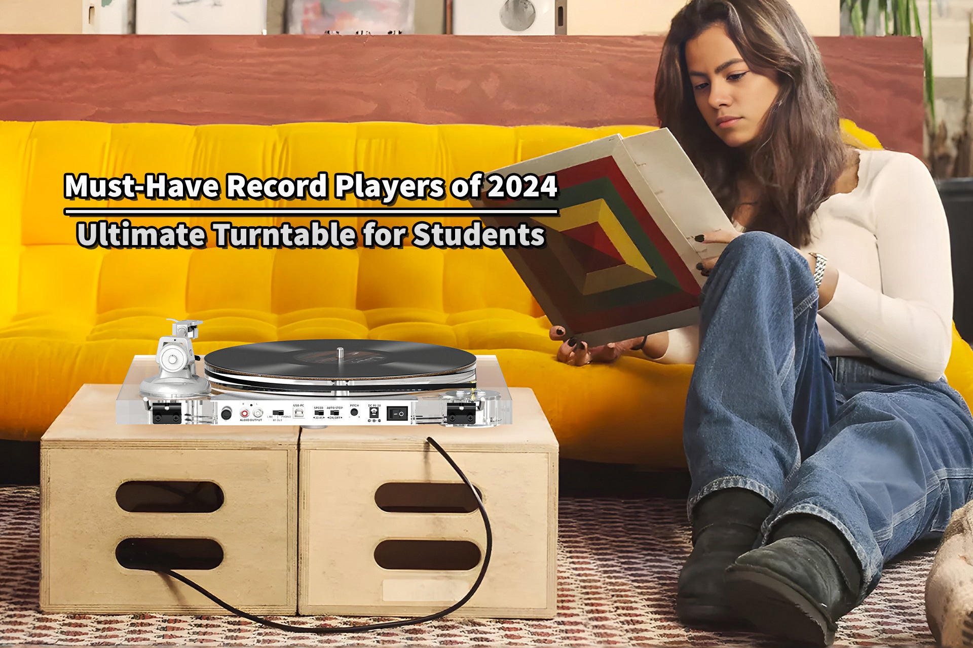 A Must-have for Students: How an All-acrylic Transparent Vinyl Turntable Can Become the Highlight of your Campus Life